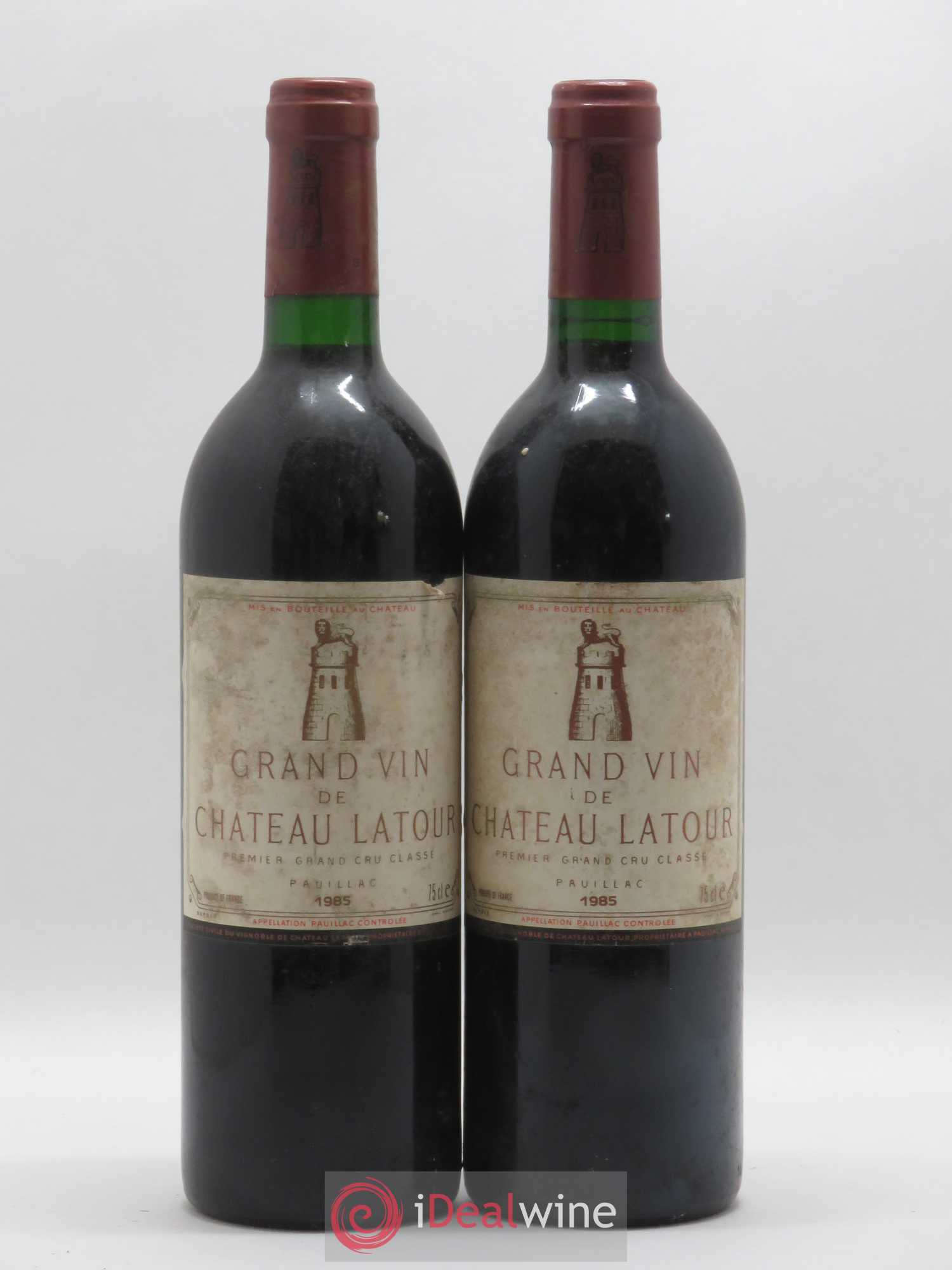 Château Latour 1er Grand Cru Classé 1985 - Lot de 2 bouteilles - 0
