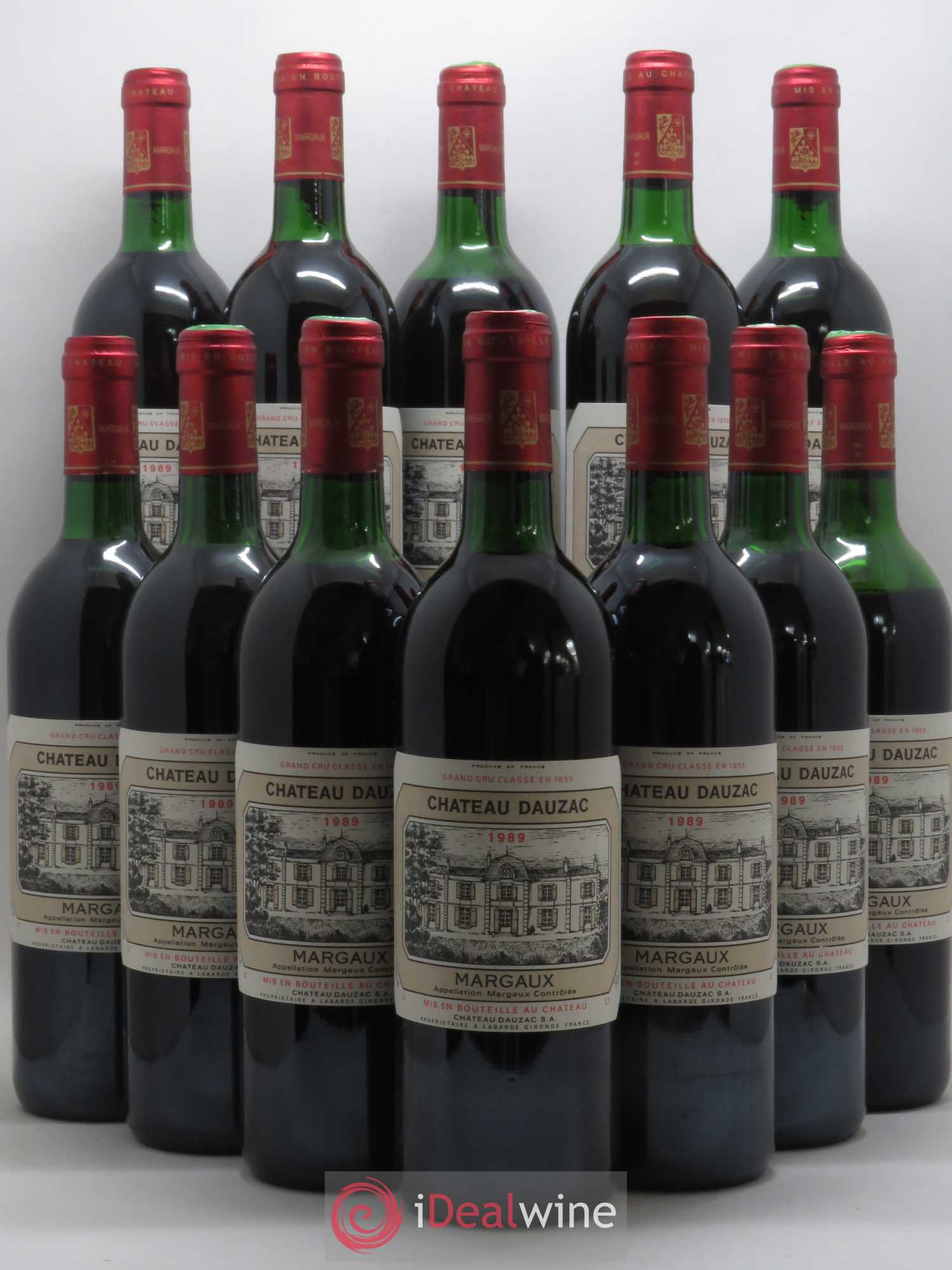 Château Dauzac 5ème Grand Cru Classé 1989 - Lot de 12 bouteilles - 0