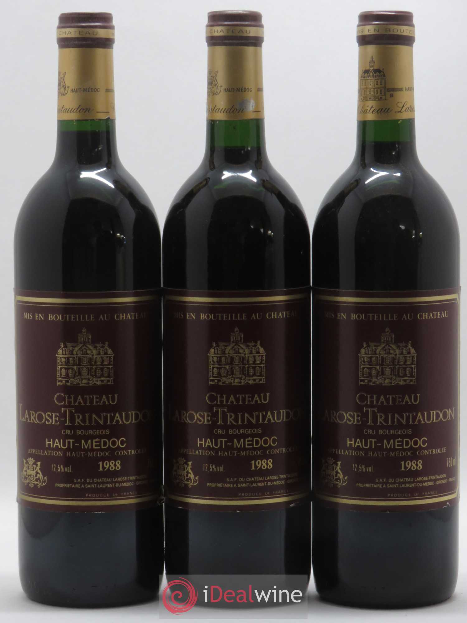 Château Larose Trintaudon Cru Bourgeois 1988 - Lot de 12 bouteilles - 2