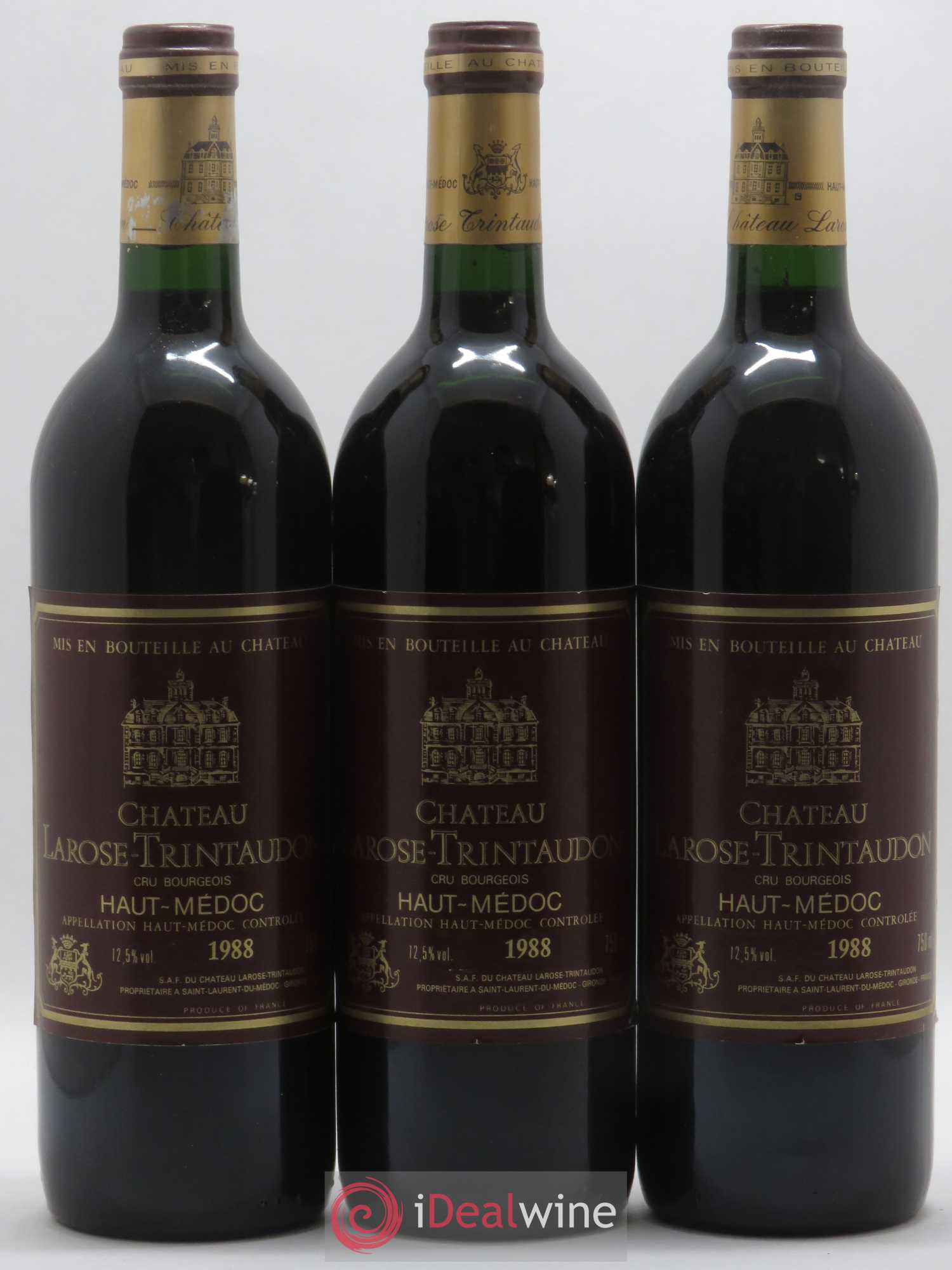 Château Larose Trintaudon Cru Bourgeois 1988 - Lot de 12 bouteilles - 3