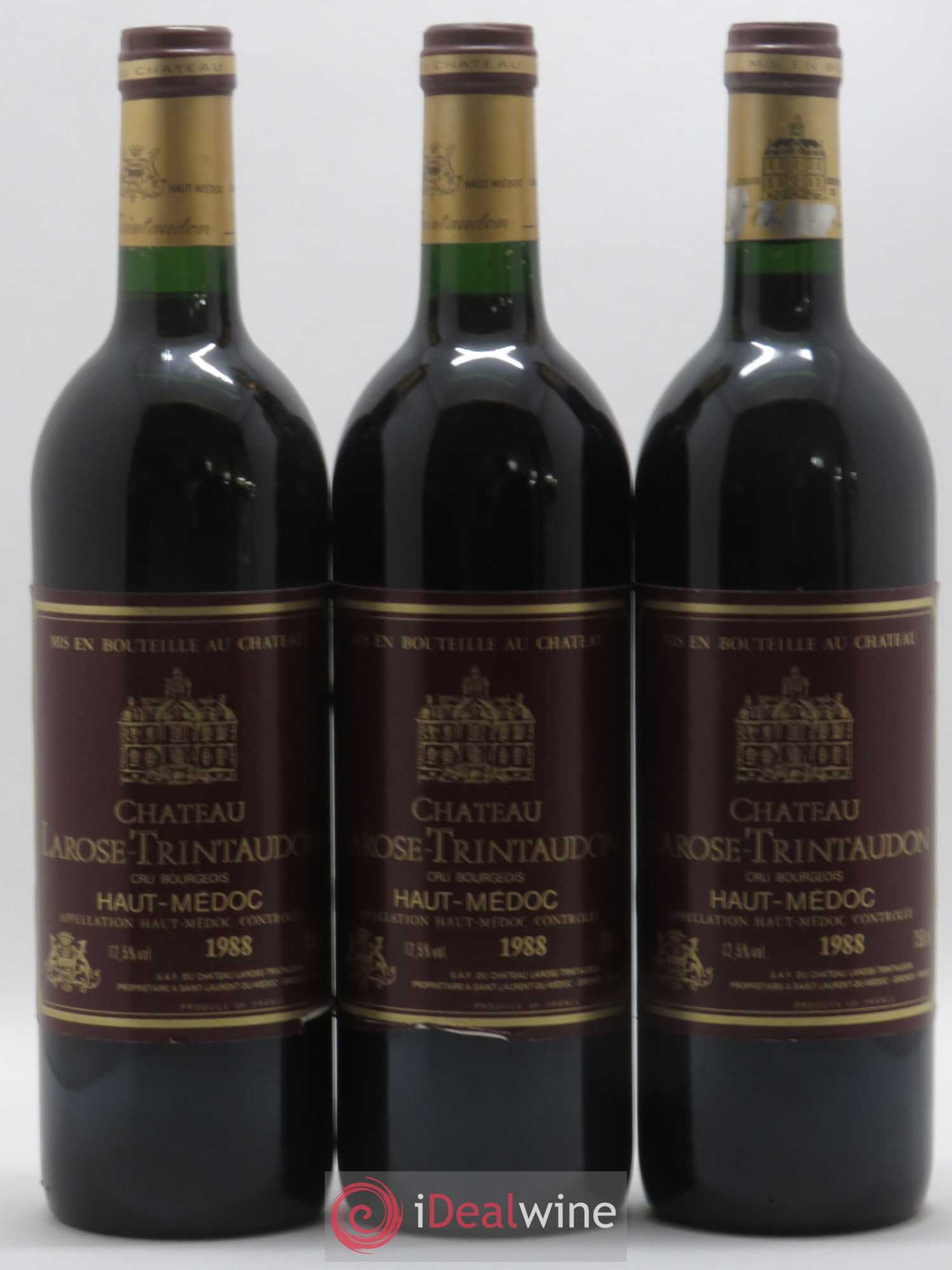 Château Larose Trintaudon Cru Bourgeois 1988 - Lot de 12 bouteilles - 4
