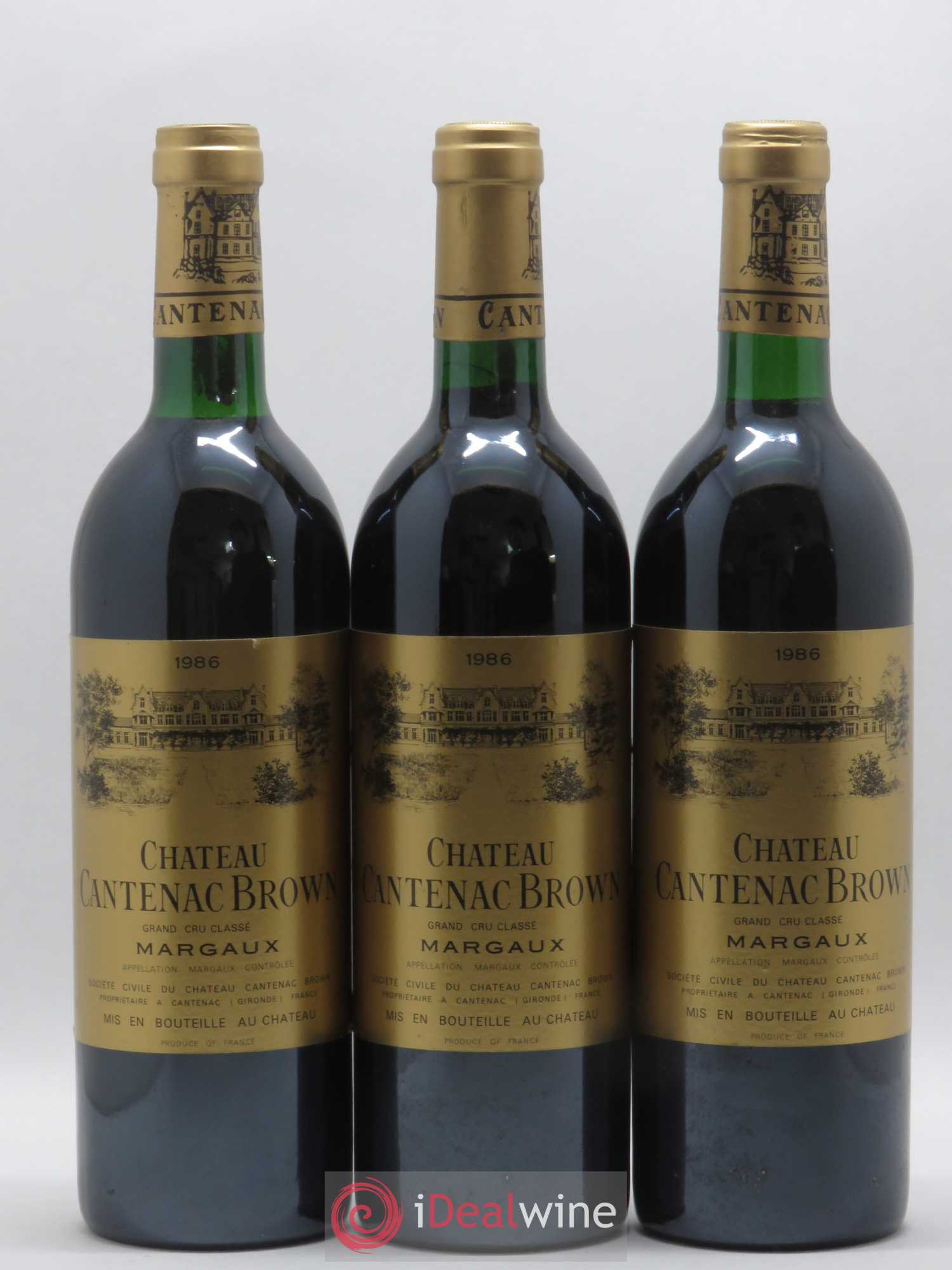 Château Cantenac Brown 3ème Grand Cru Classé 1986 - Lot de 12 bouteilles - 4