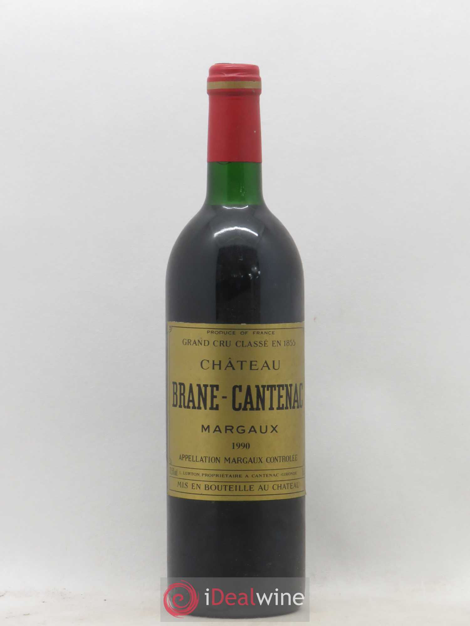Château Brane Cantenac 2ème Grand Cru Classé 1990 - Lot de 1 bouteille - 0
