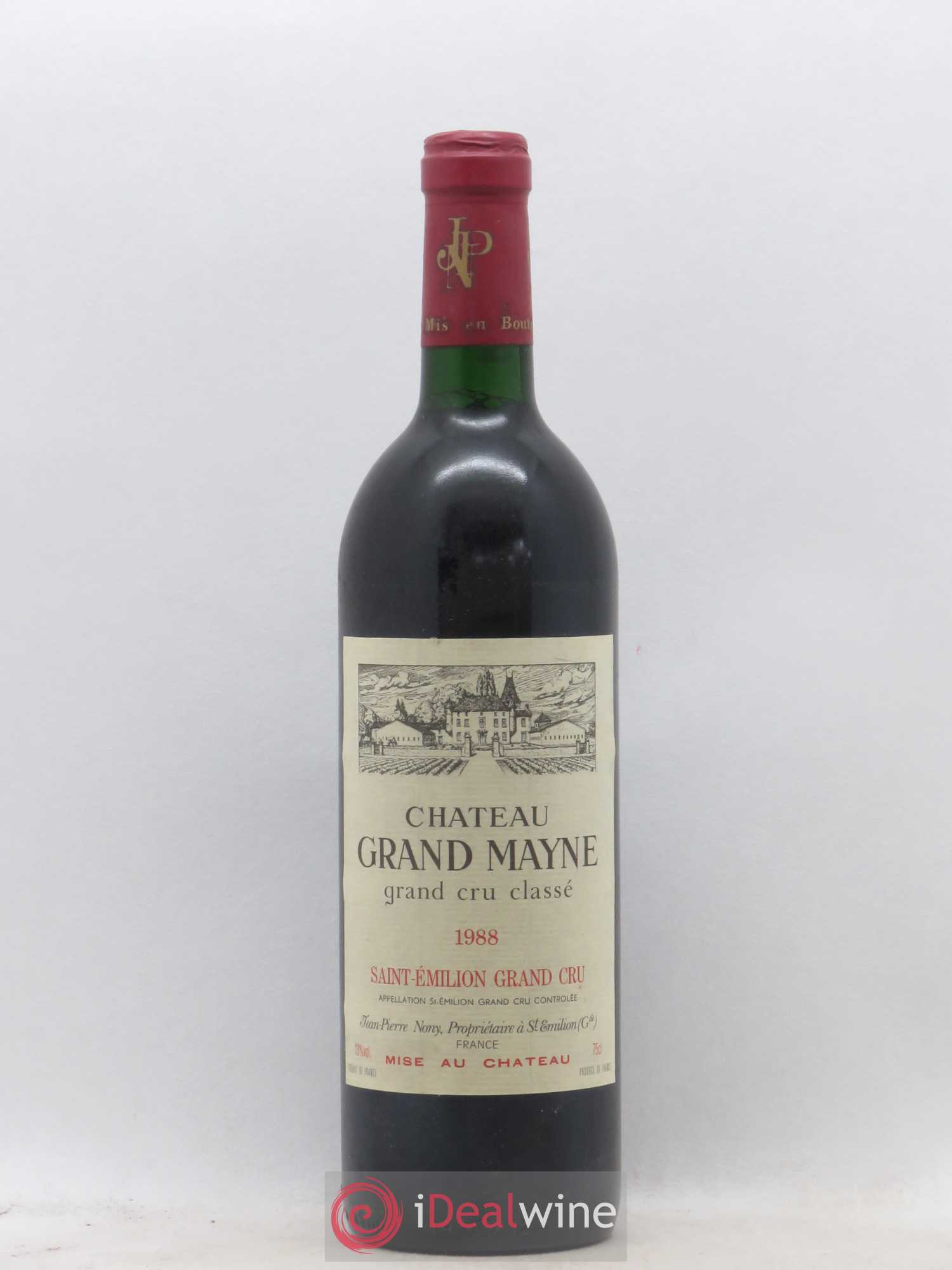 Château Grand Mayne Grand Cru Classé 1988 - Lot de 1 bouteille - 0