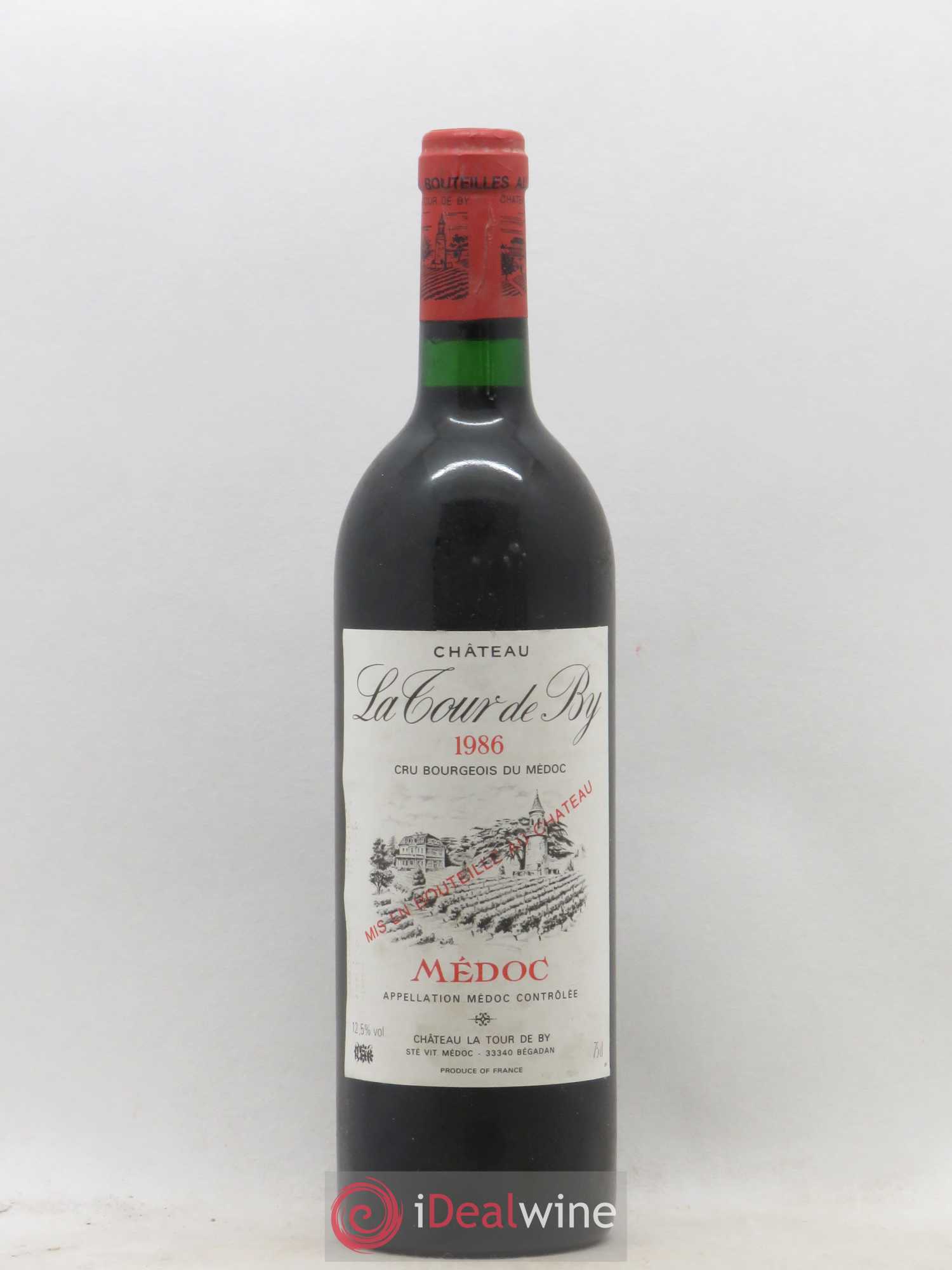 Château La Tour de By Cru Bourgeois 1986 - Lot de 1 bouteille - 0