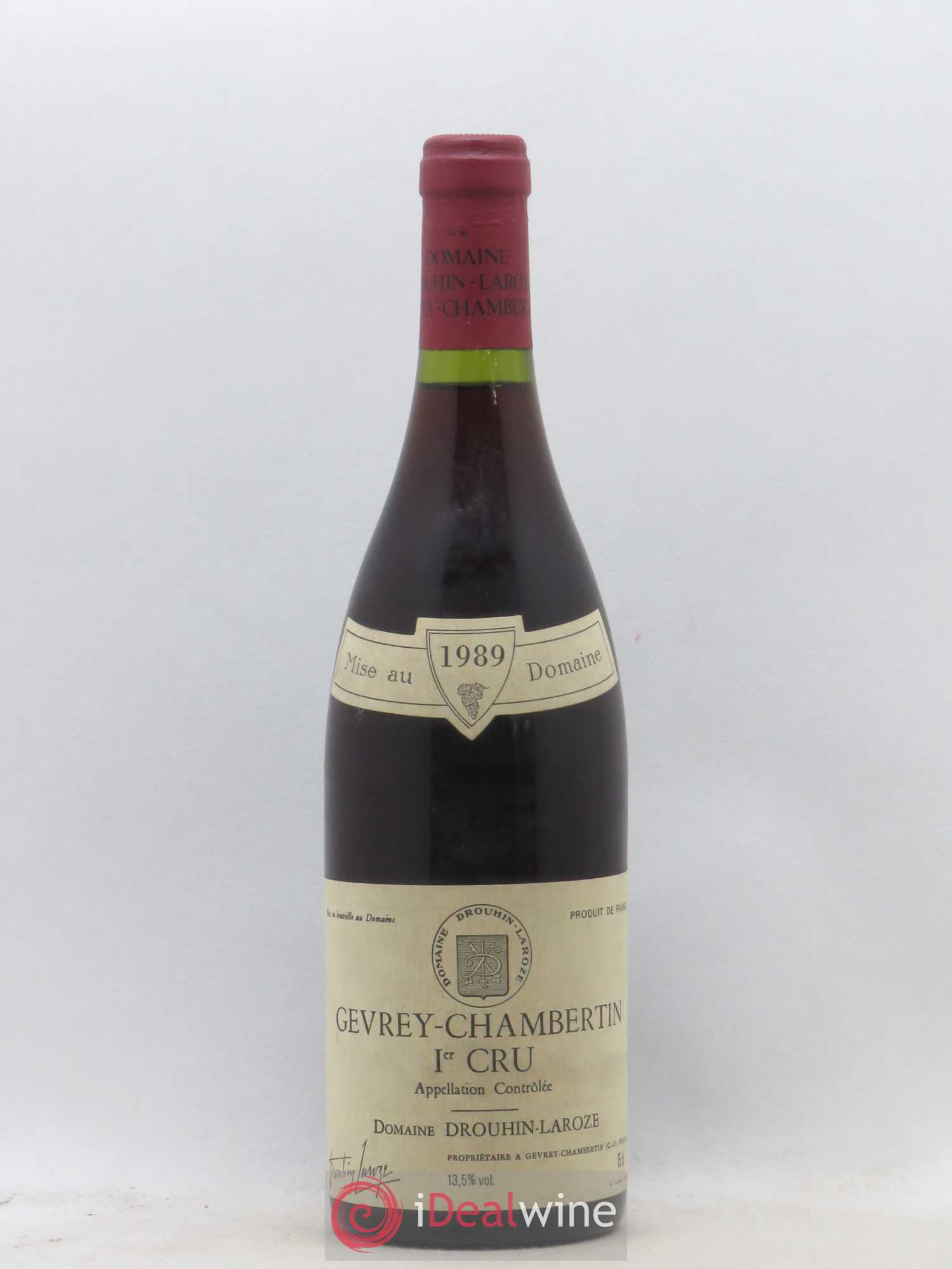 Gevrey-Chambertin 1er Cru Drouhin Laroze 1989 - Lot de 1 bouteille - 0