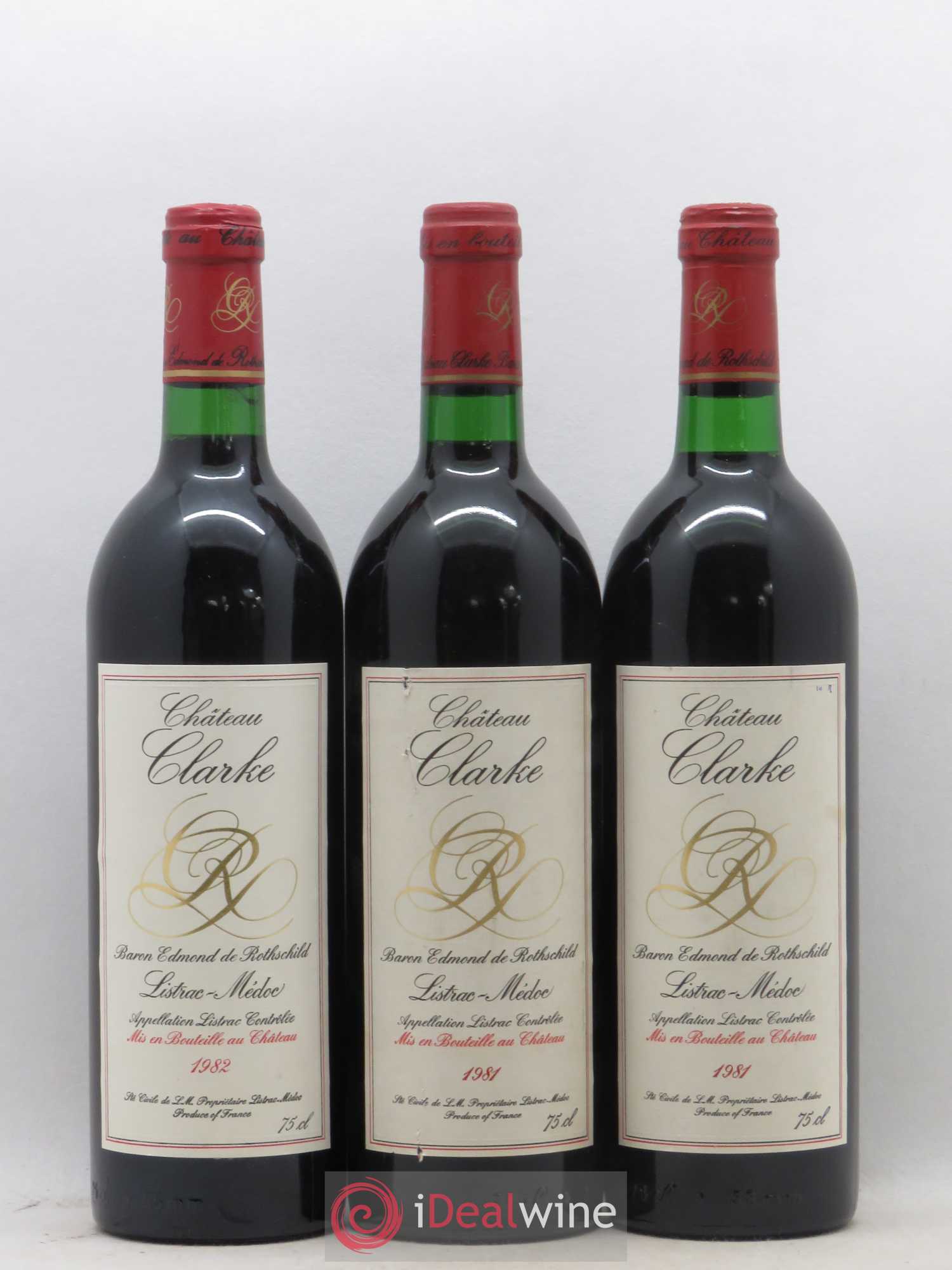 Château Clarke 1982 - Lot de 6 bouteilles - 2