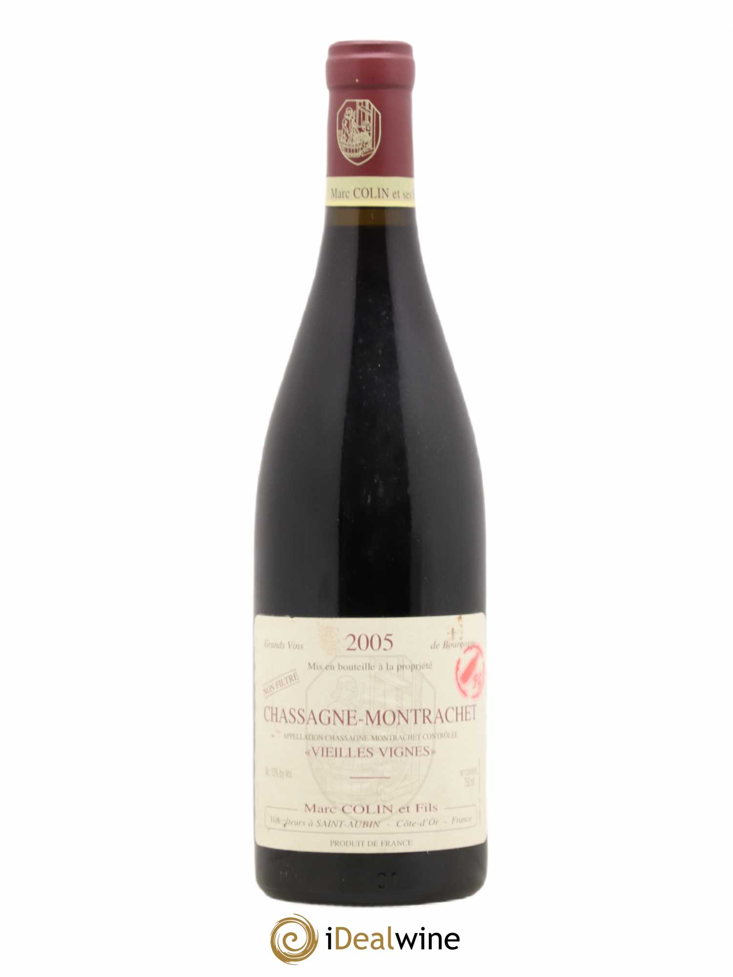 Chassagne-Montrachet Vieilles Vignes Marc Colin & Fils 2005 - Lot de 1 bouteille - 0