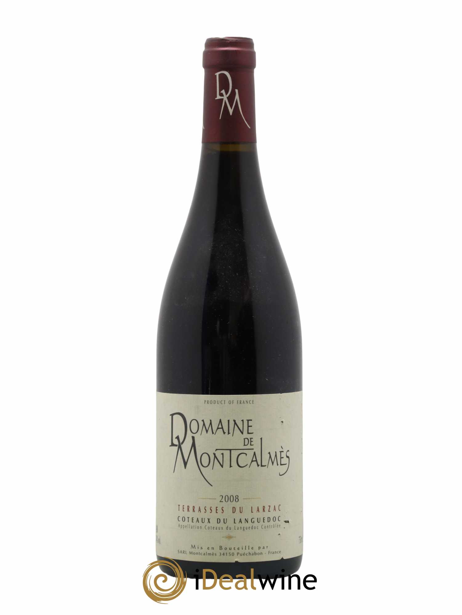 Terrasses du Larzac Domaine de Montcalmès Frédéric Pourtalié 2008 - Lot de 1 bouteille - 0