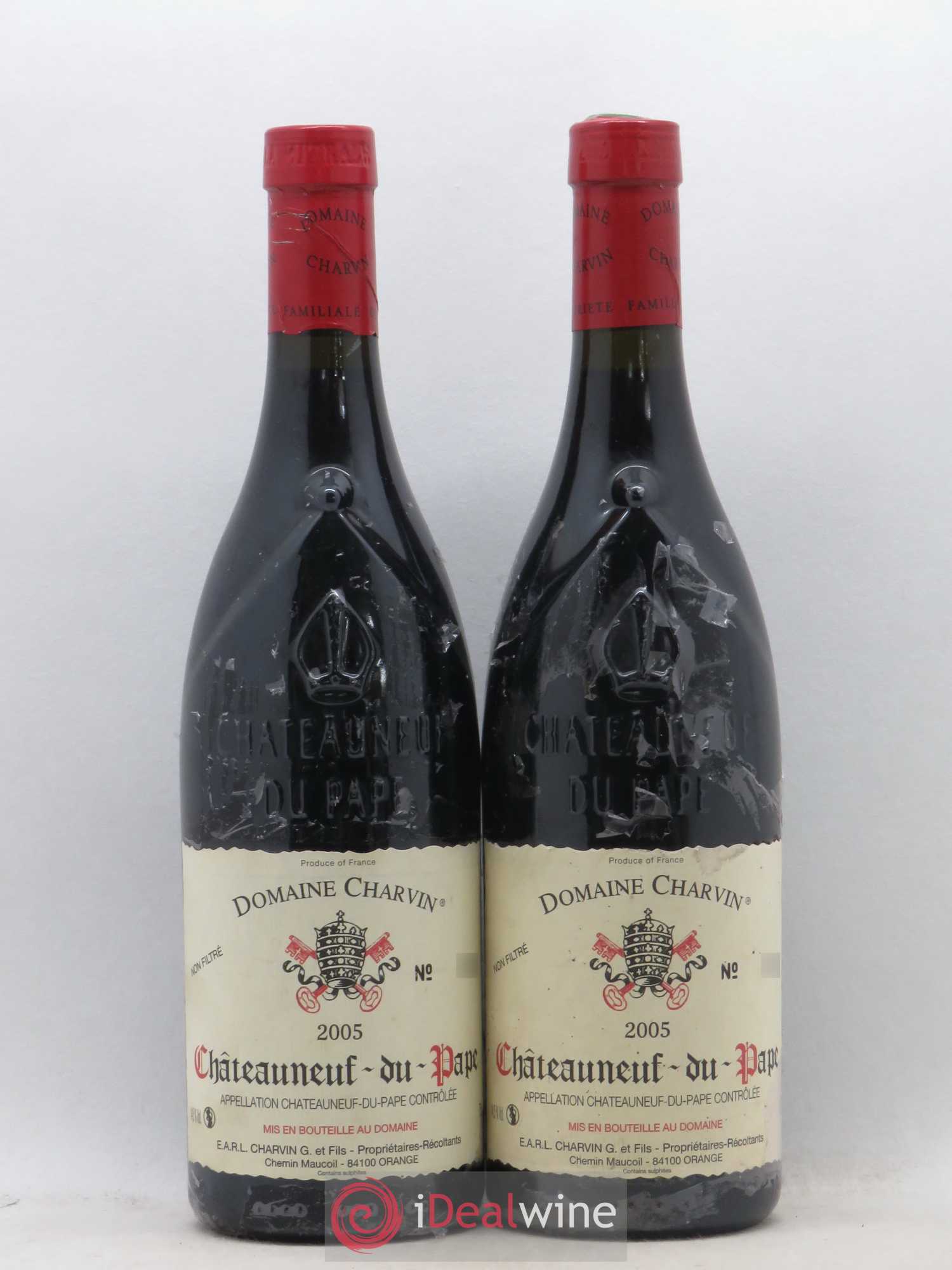 Châteauneuf-du-Pape Charvin (Domaine) 2005 - Lot de 2 bouteilles - 0