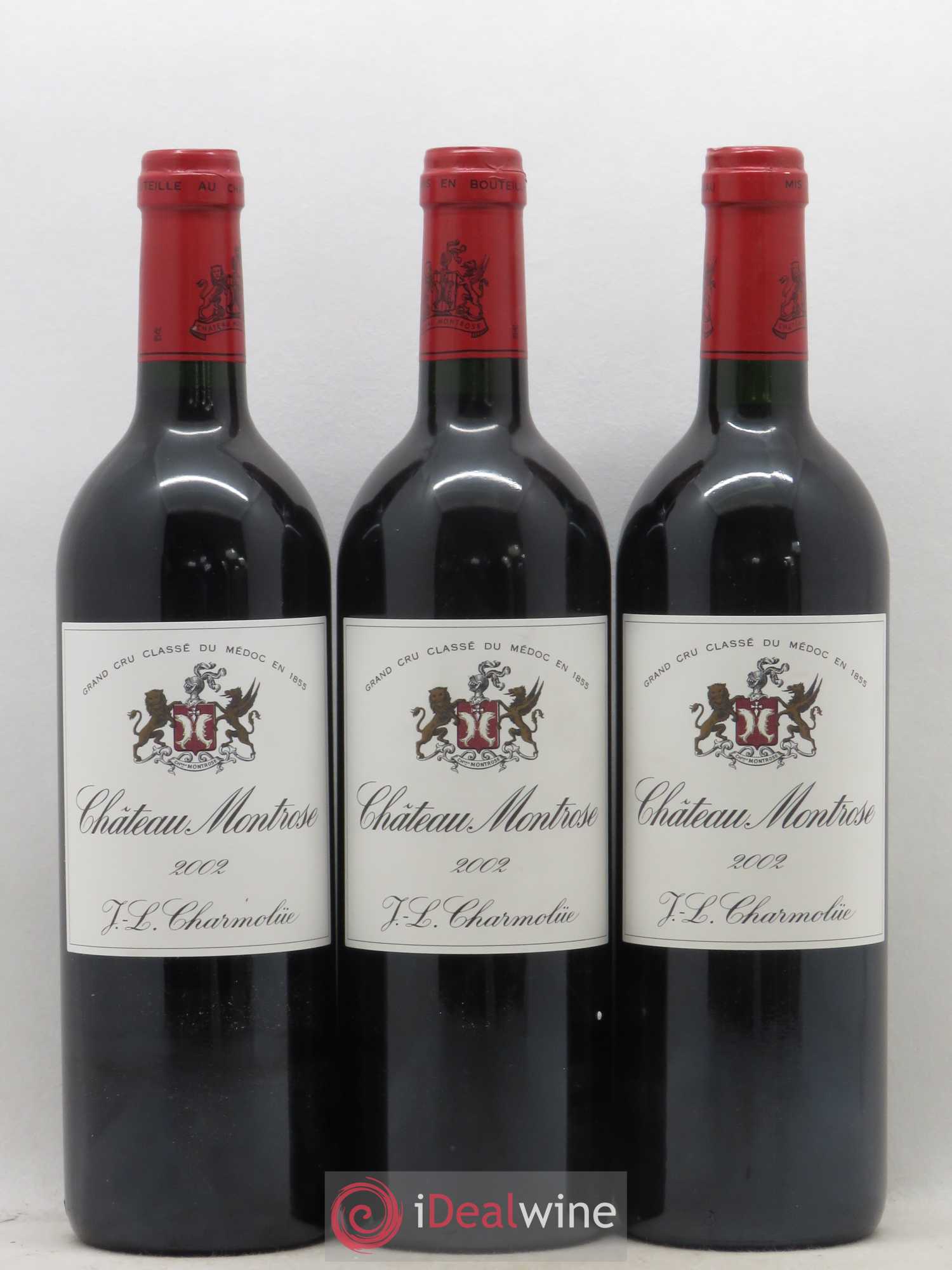 Château Montrose 2ème Grand Cru Classé 2002 - Lot de 6 bouteilles - 1