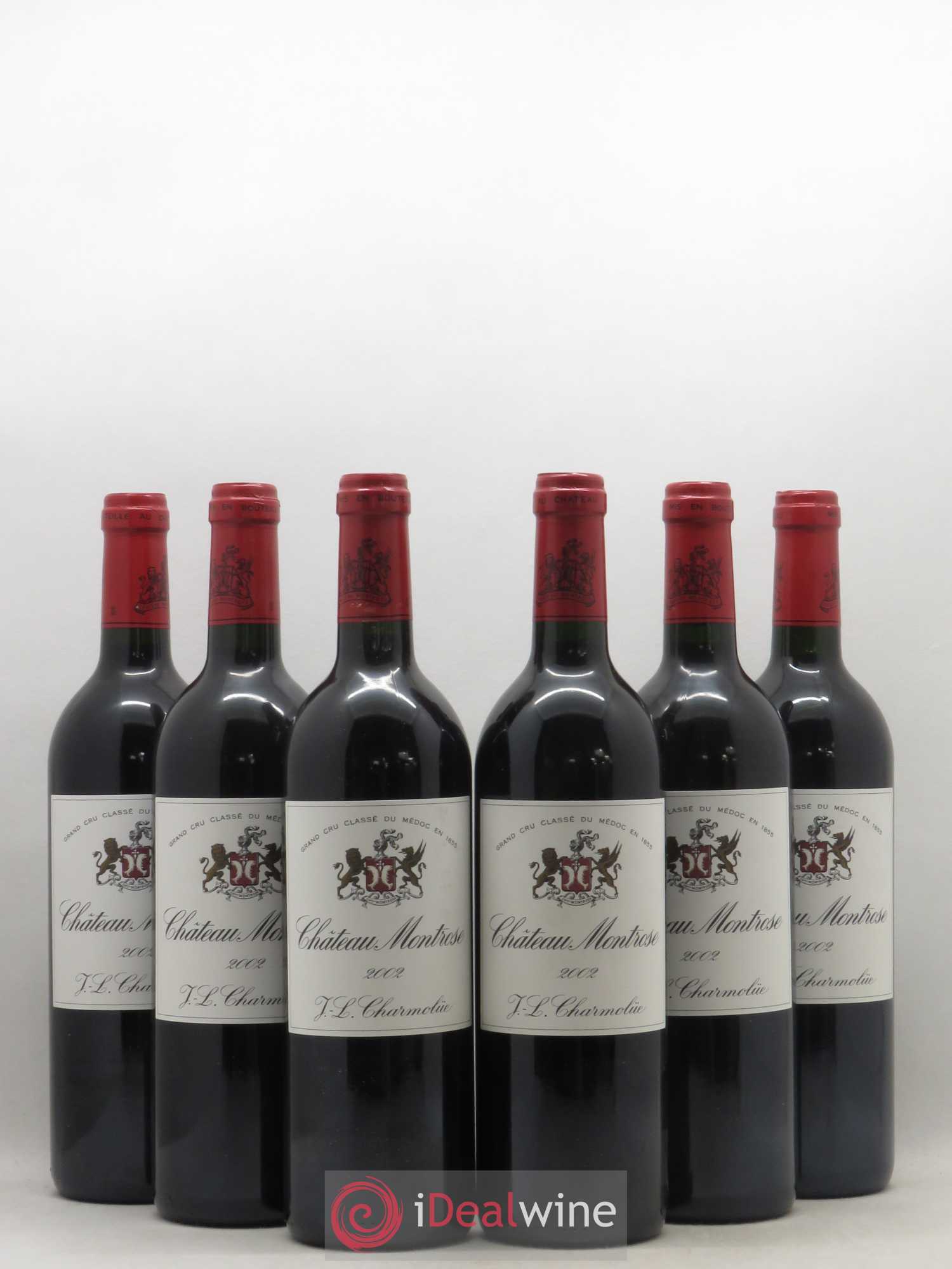 Château Montrose 2ème Grand Cru Classé 2002 - Lot de 6 bouteilles - 0