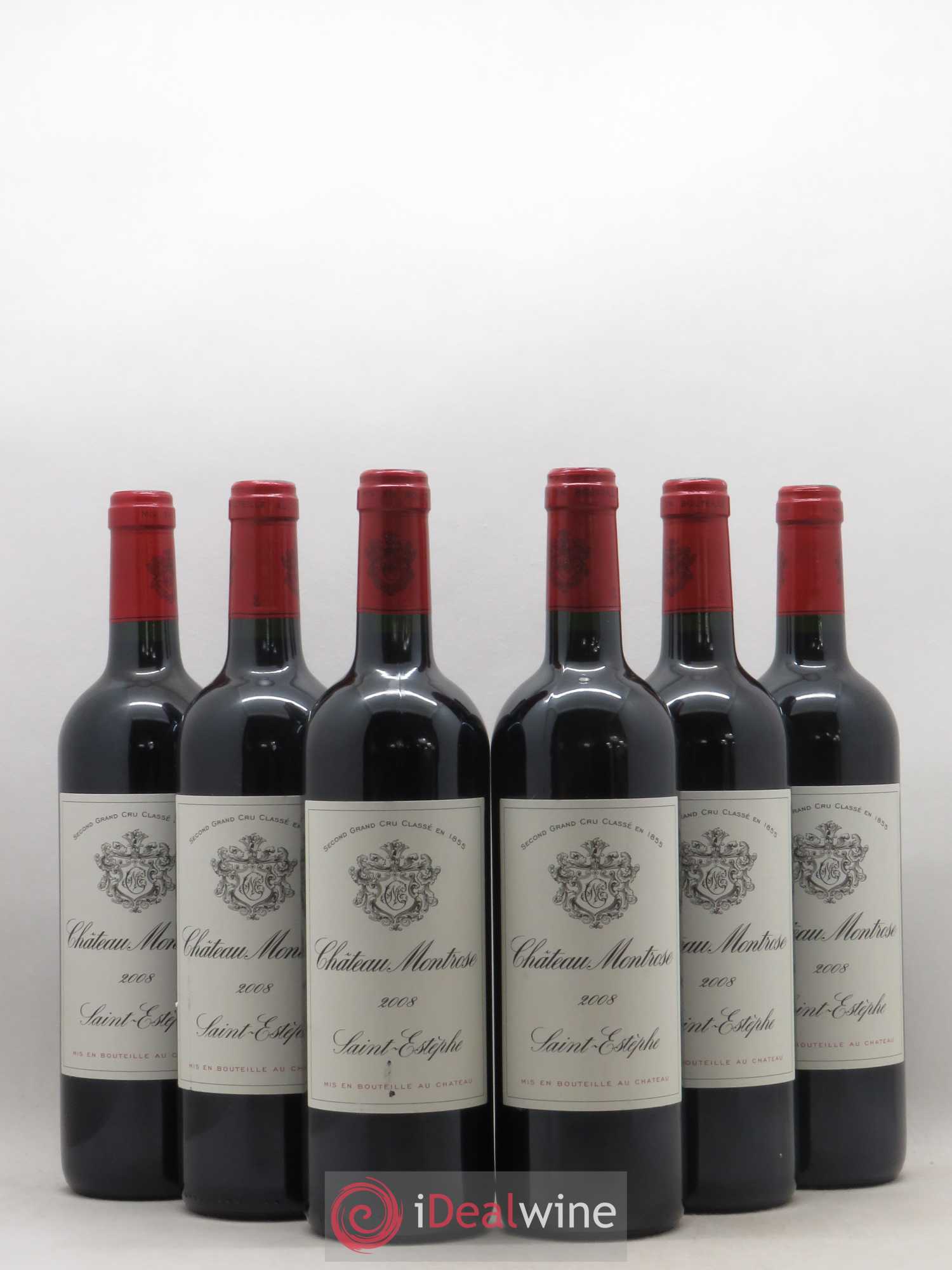 Château Montrose 2ème Grand Cru Classé 2008 - Lot de 6 bouteilles - 0