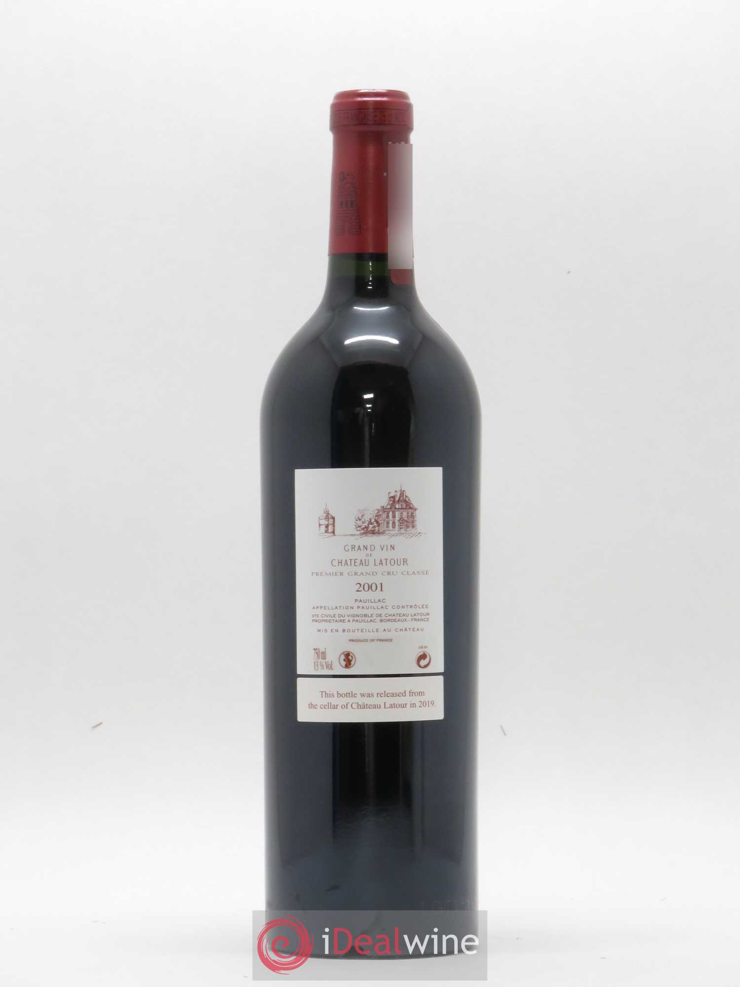 Château Latour 1er Grand Cru Classé 2001 - Lot de 1 bouteille - 1