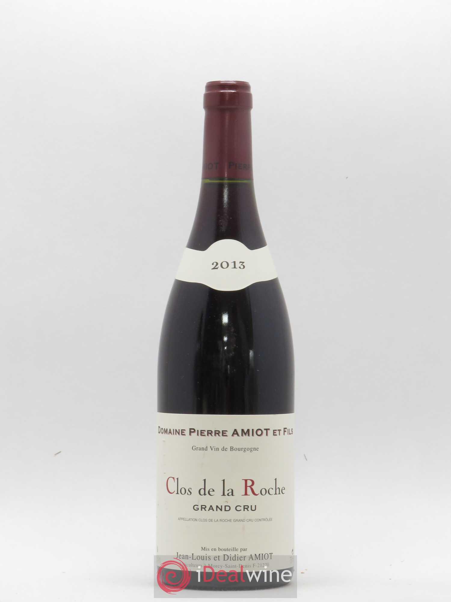Clos de la Roche Grand Cru Pierre Amiot et Fils (Domaine) 2013 - Lot de 1 bouteille - 0