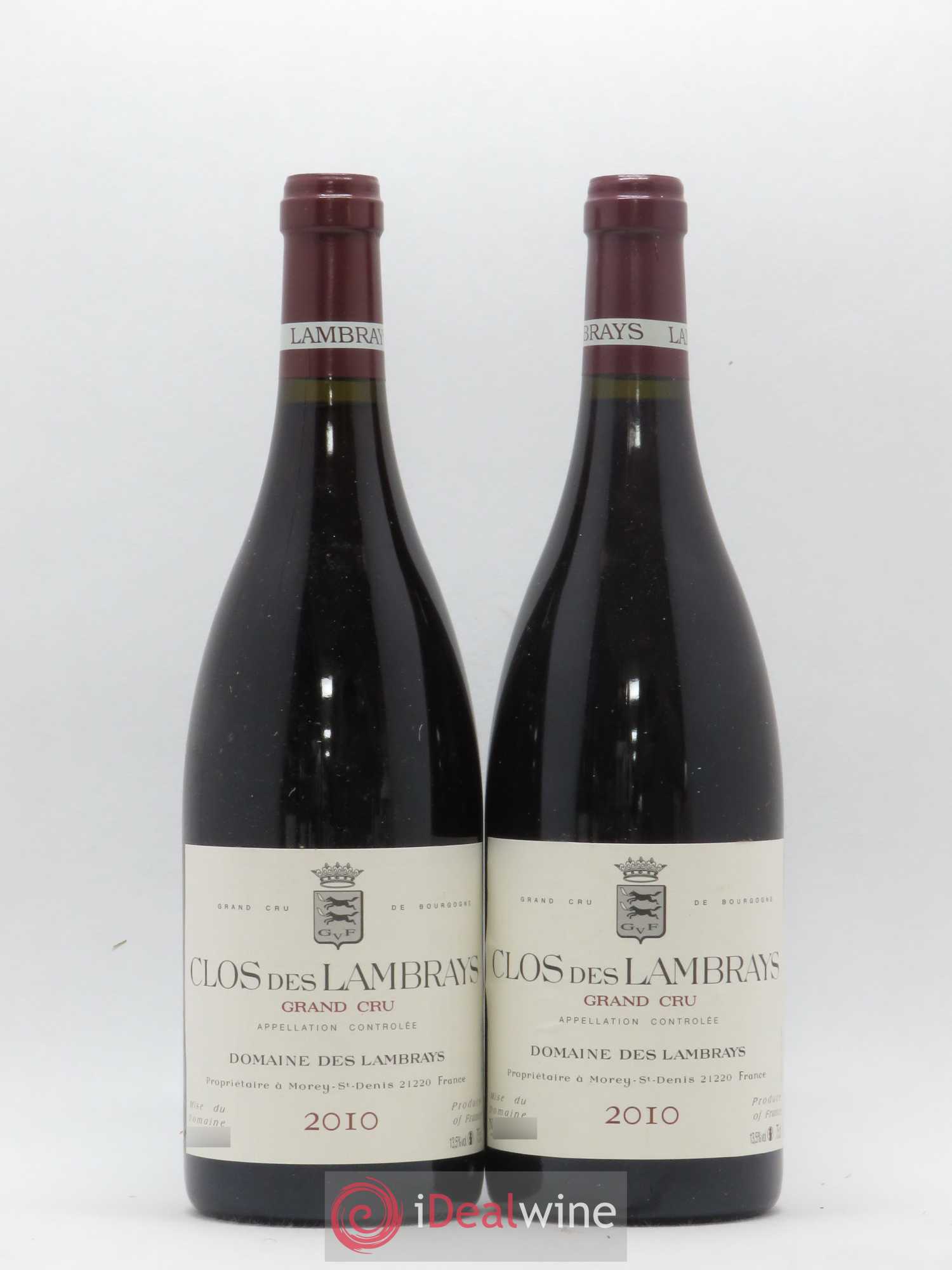 Clos des Lambrays Grand Cru Domaine des Lambrays 2010 - Lot de 2 bouteilles - 0