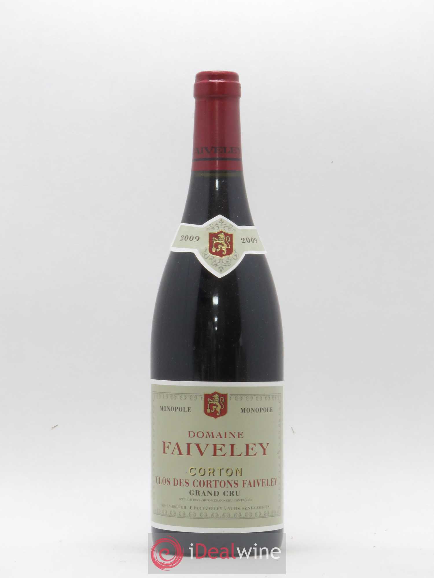 Corton Grand Cru Clos des Cortons Faiveley 2009 - Lot de 1 bouteille - 0