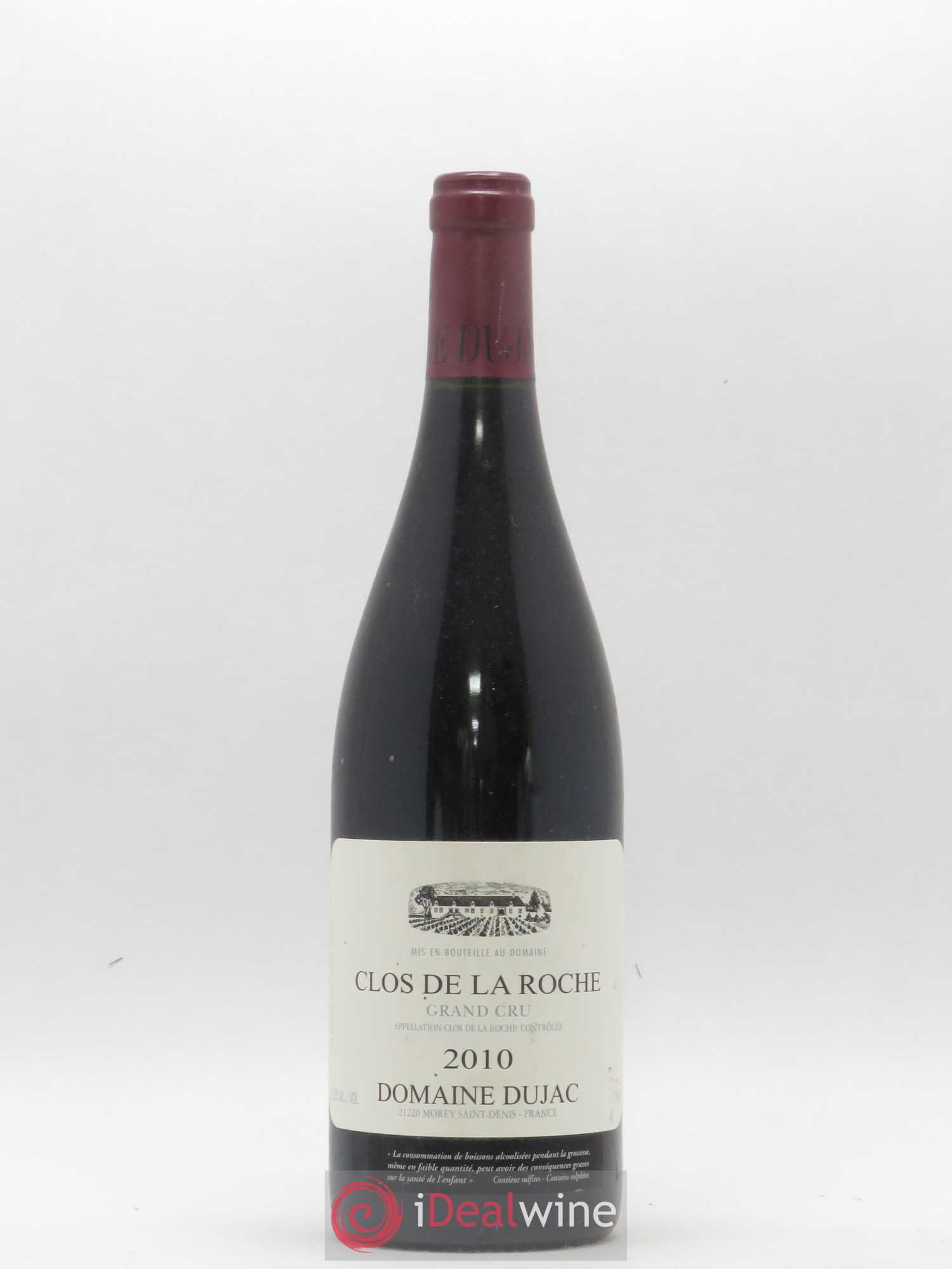 Clos de la Roche Grand Cru Dujac (Domaine) 2010 - Lot de 1 bouteille - 0