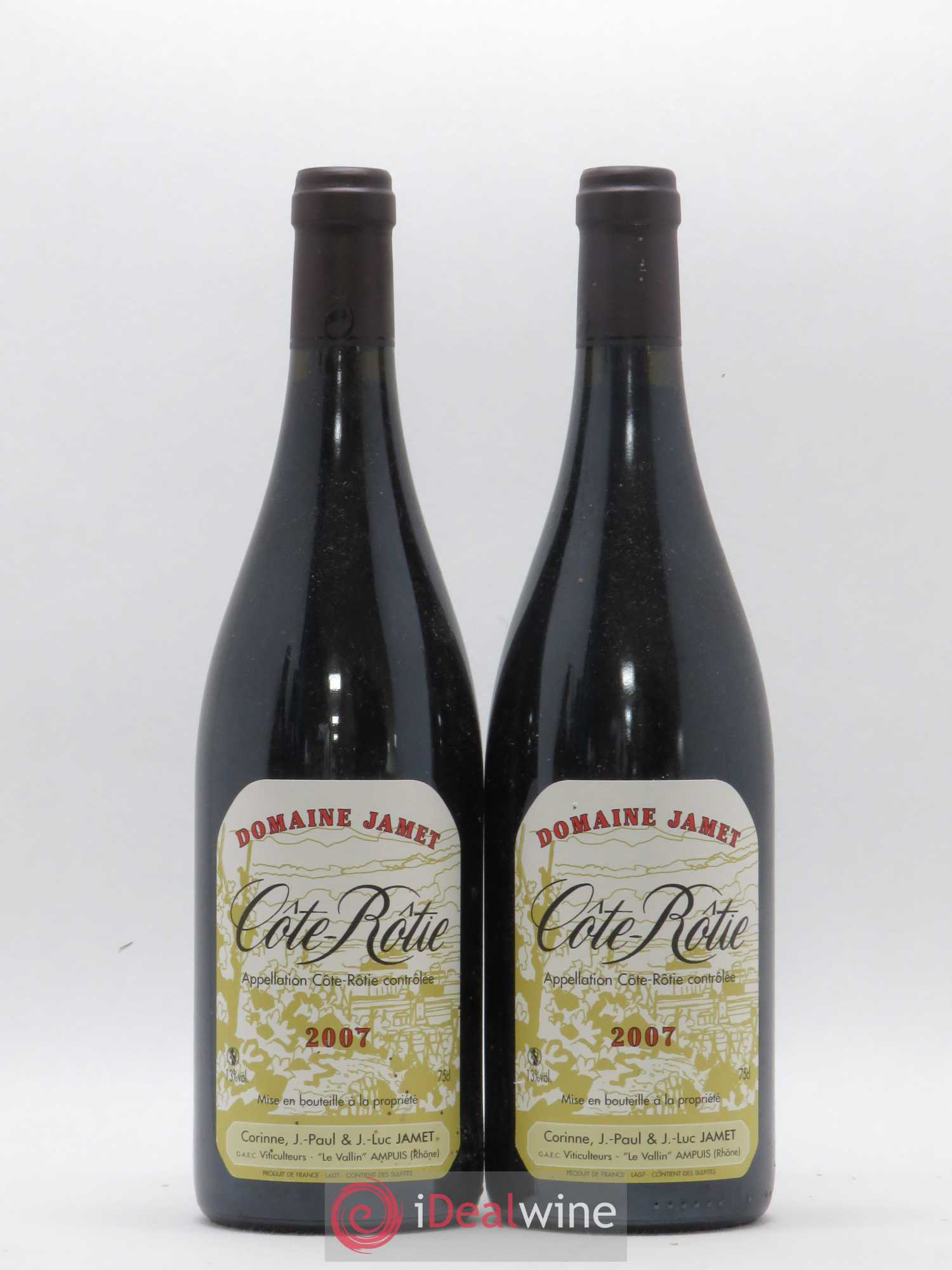 Côte-Rôtie Jamet (Domaine) 2007 - Lot de 2 bouteilles - 0
