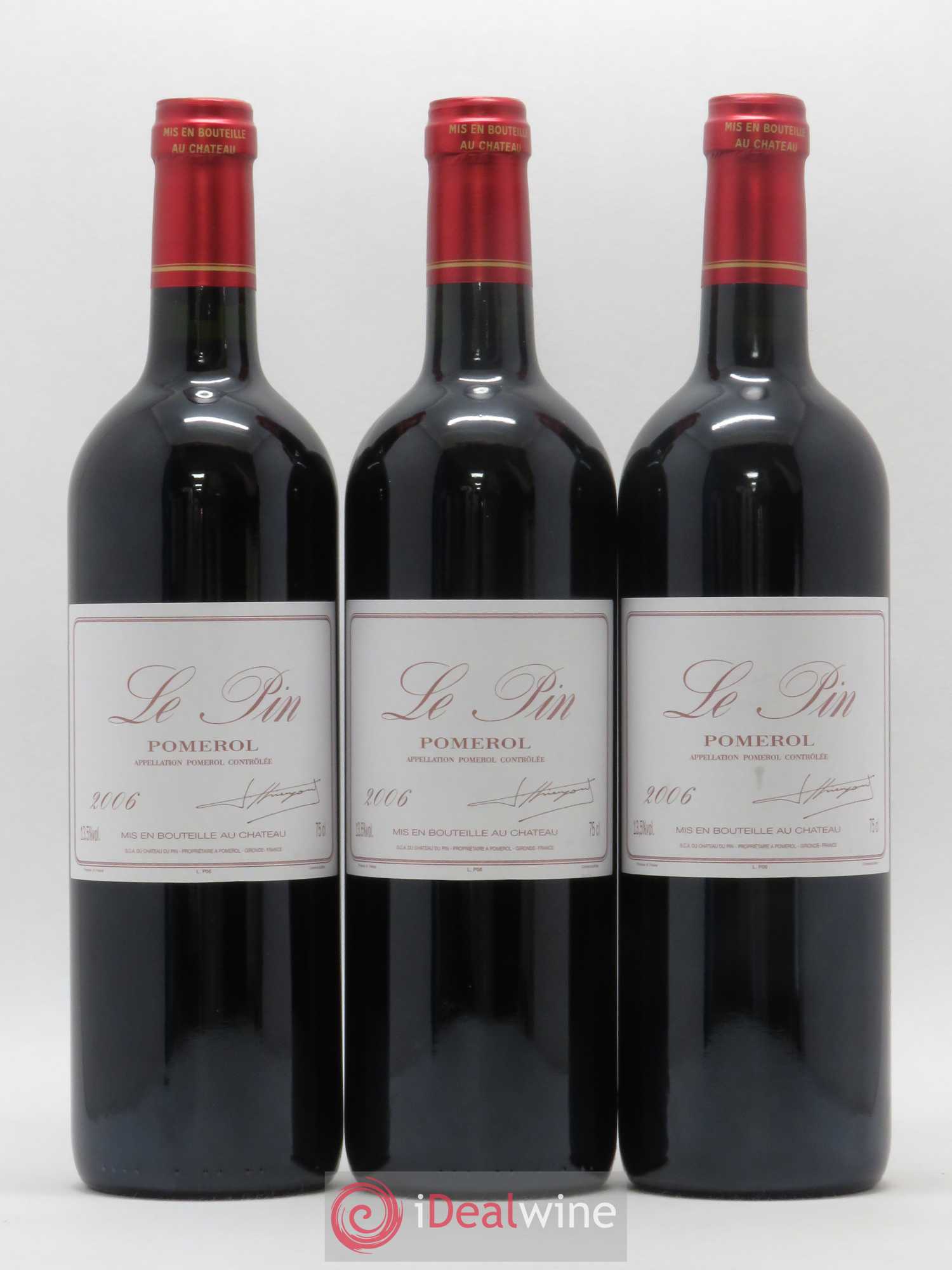 Château Le Pin 2006 - Posten von 3 Flaschen - 0
