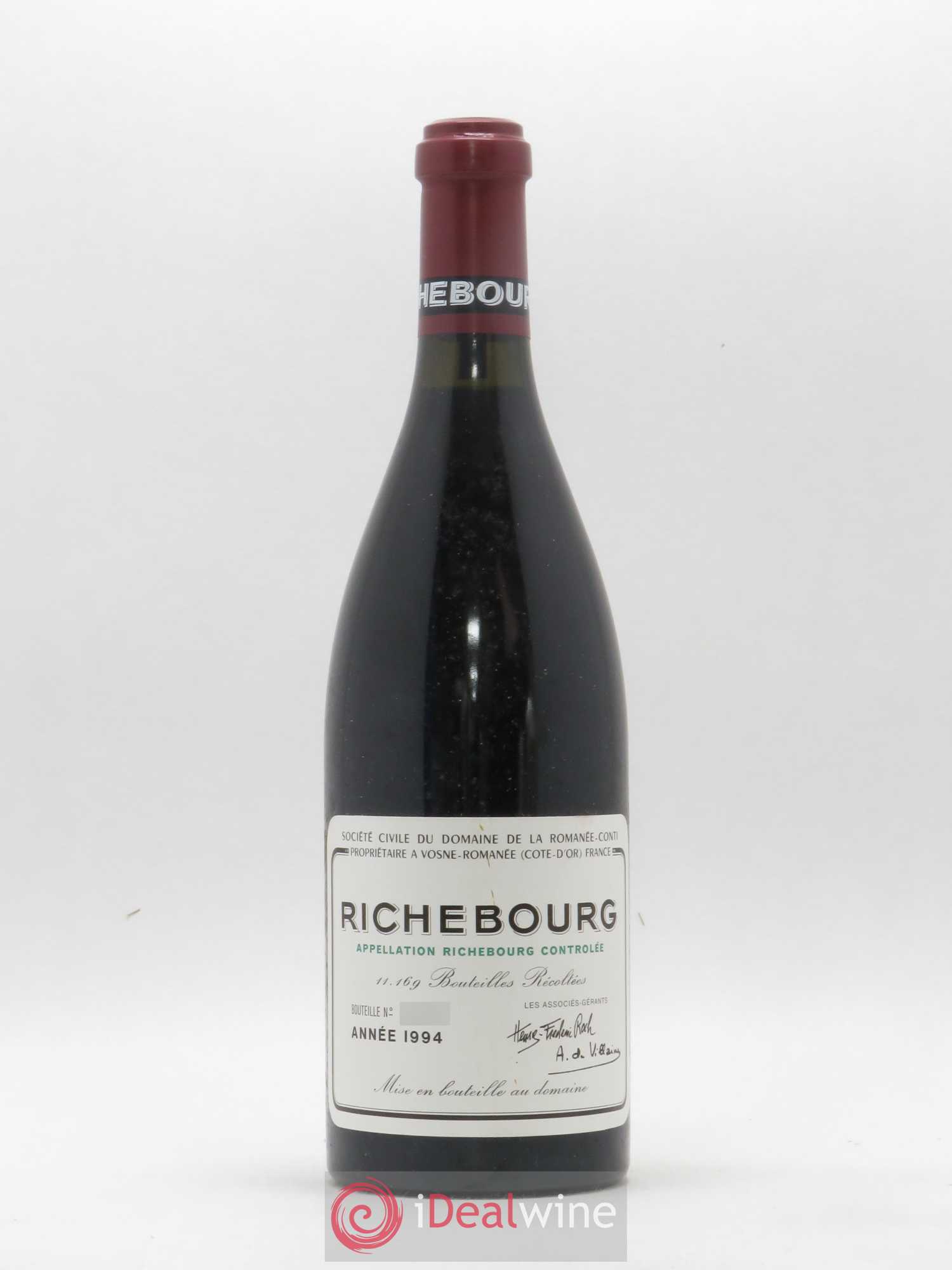Richebourg Grand Cru Domaine de la Romanée-Conti 1994 - Lot de 1 bouteille - 0