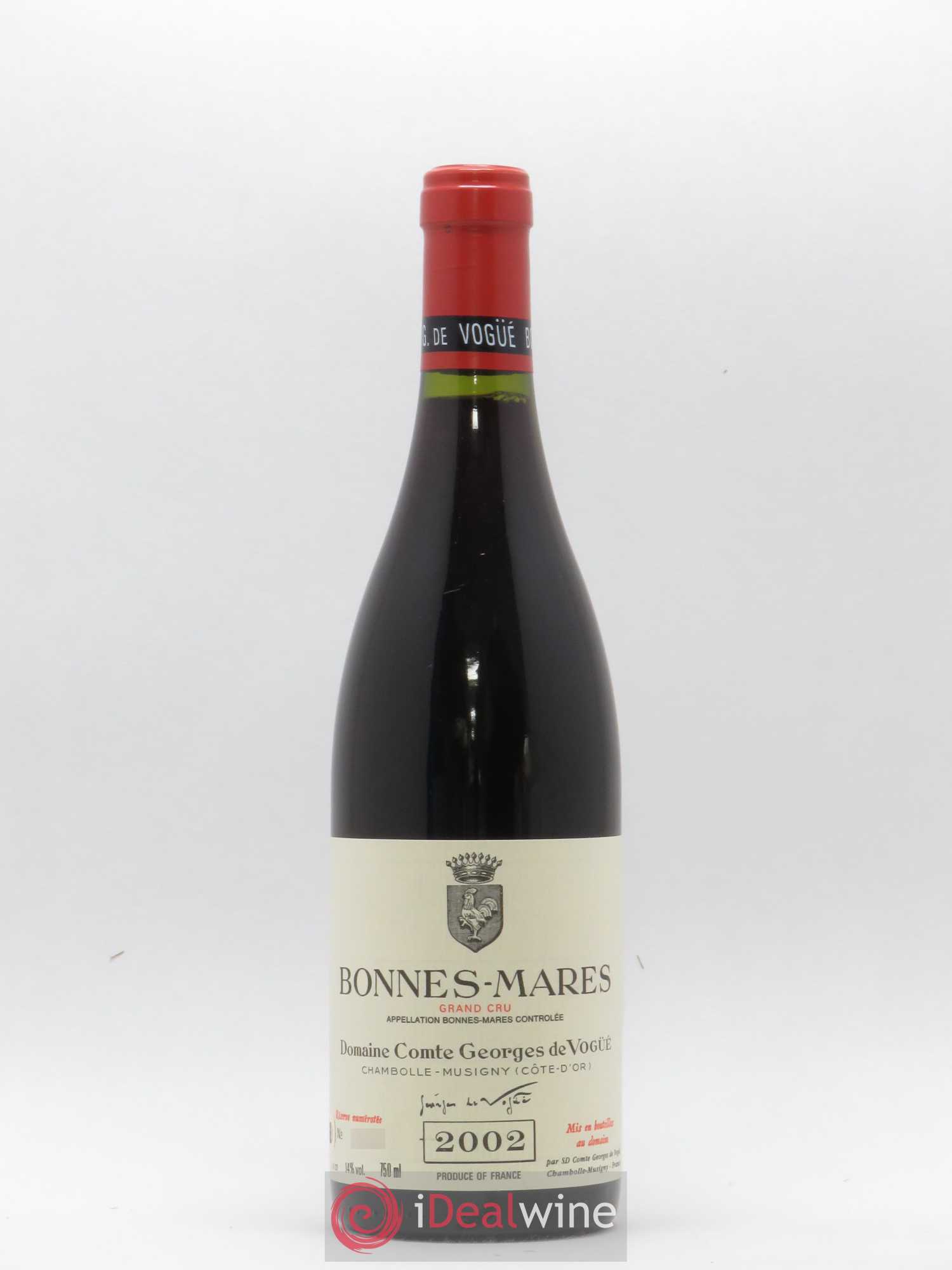 Bonnes-Mares Grand Cru Comte Georges de Vogüé 2002 - Lot de 1 bouteille - 0