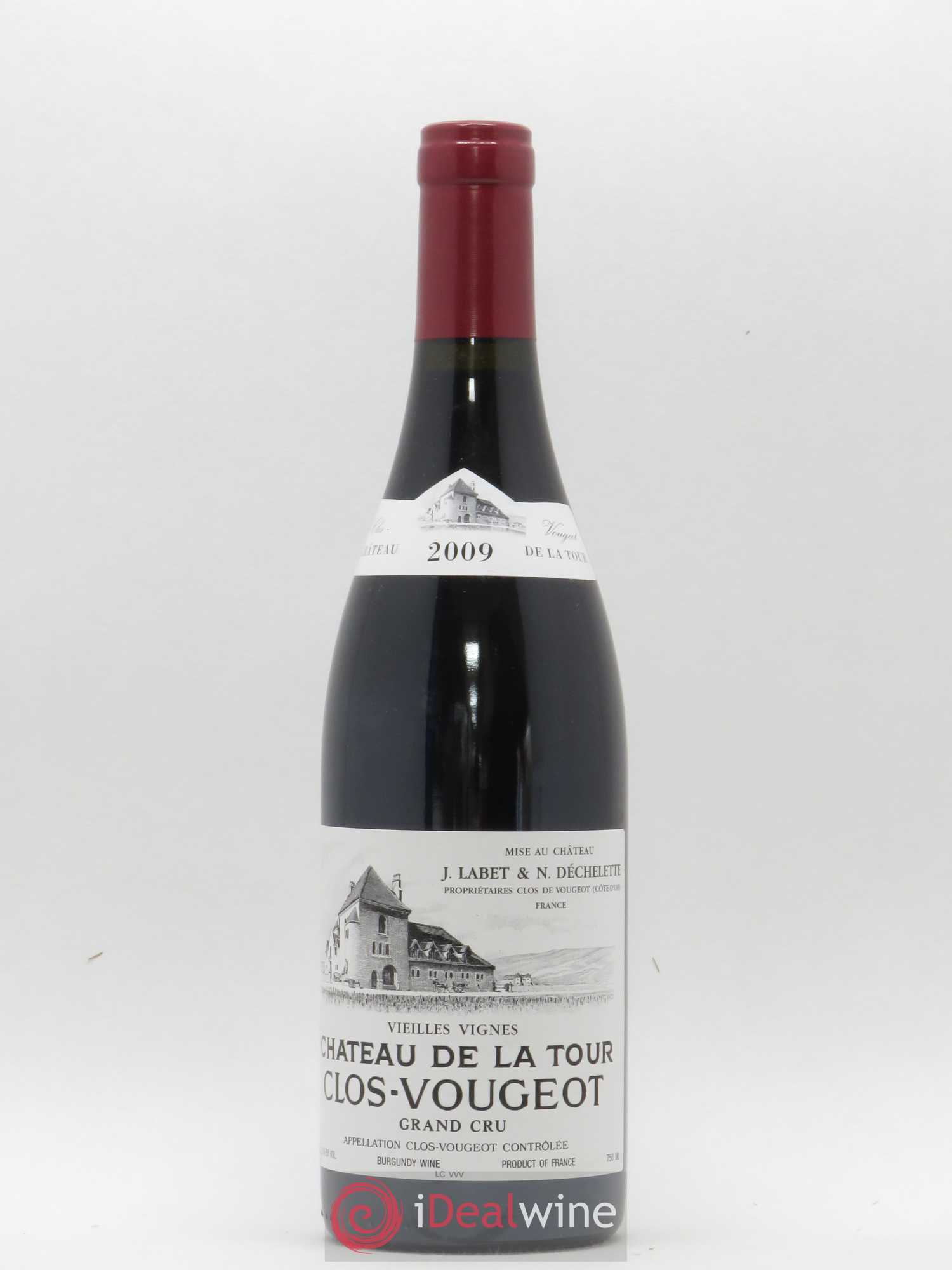 Clos de Vougeot Grand Cru Vieilles Vignes Château de La Tour 2009 - Lot de 1 bouteille - 0