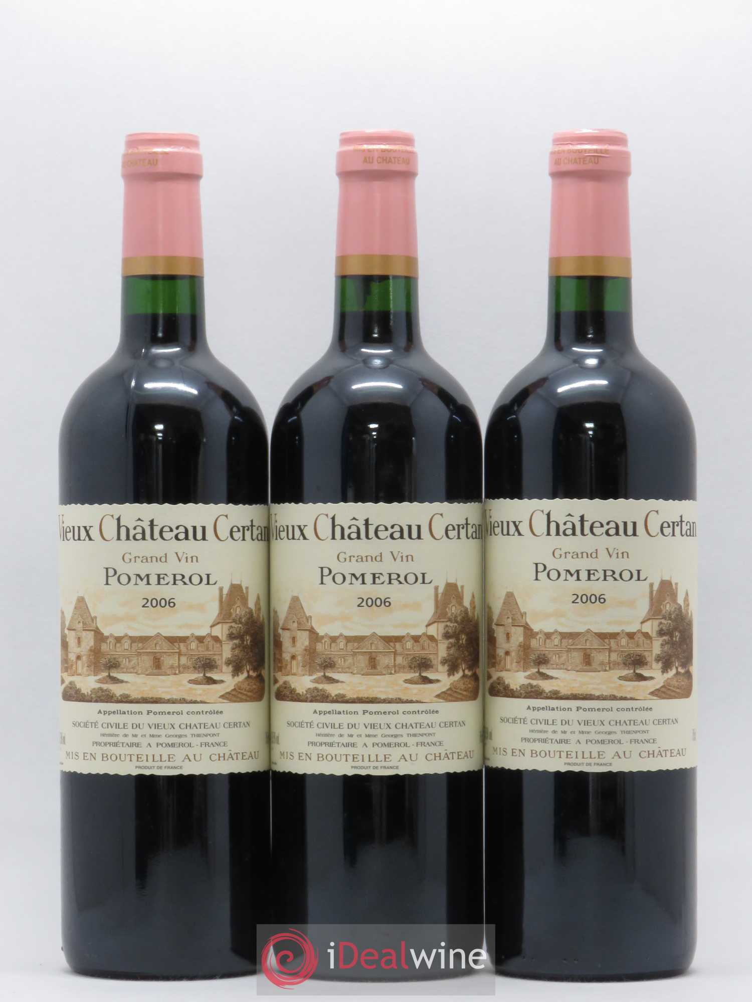 Vieux Château Certan 2006 - Lot de 3 bouteilles - 0