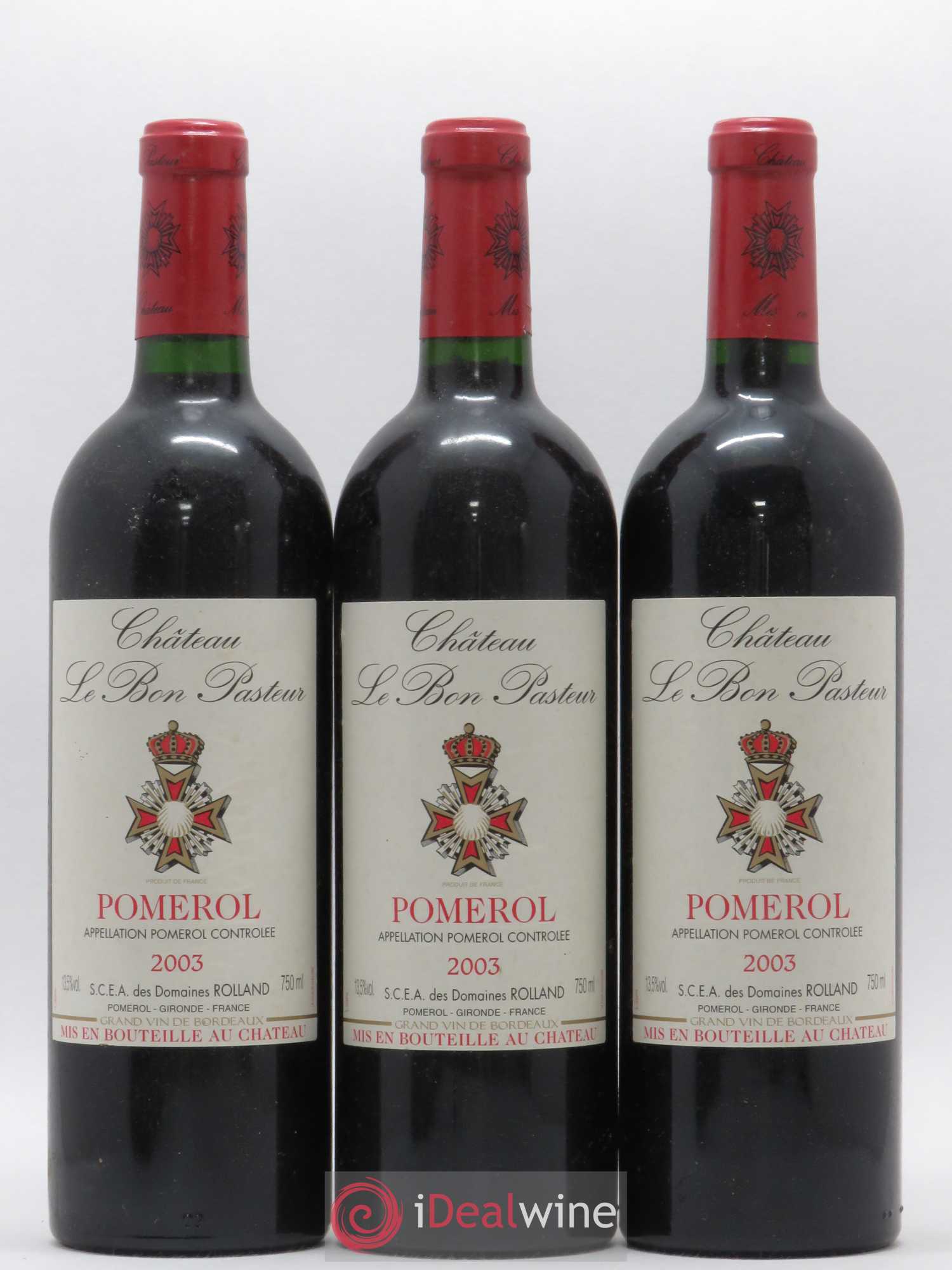Château le Bon Pasteur 2003 - Lot de 6 bouteilles - 2