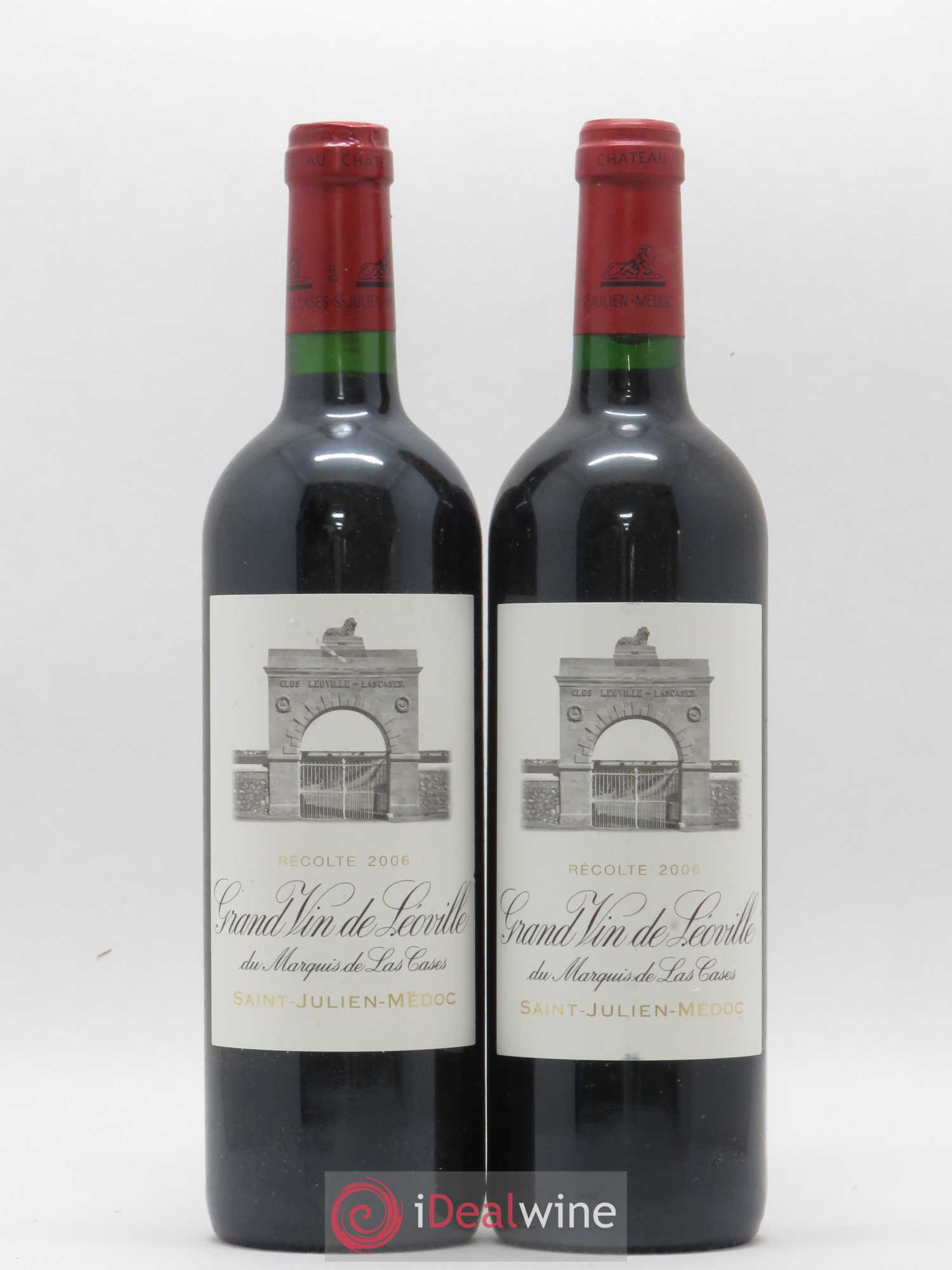 Château Léoville Las Cases 2ème Grand Cru Classé 2006 - Lot de 2 bouteilles - 0