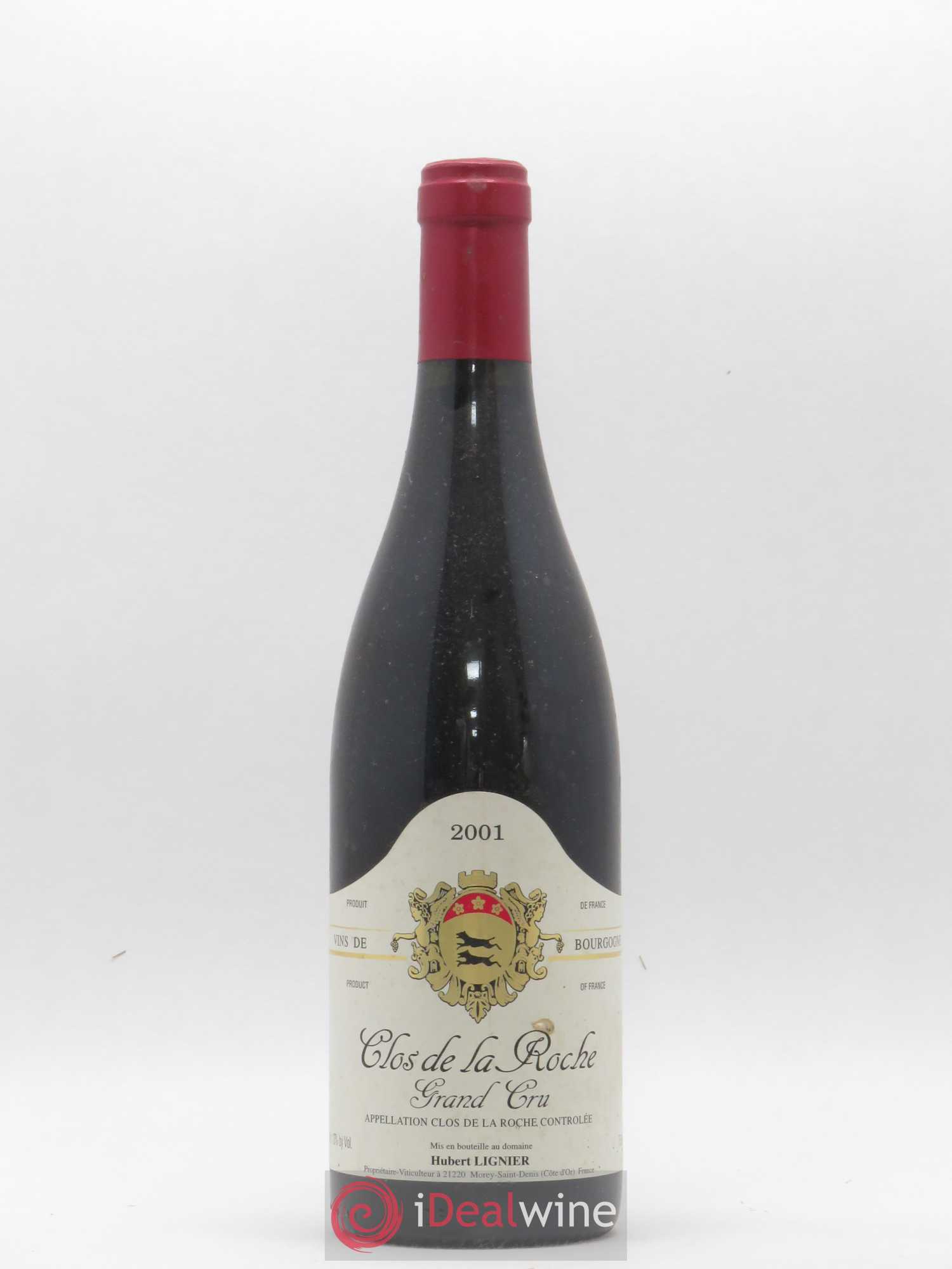 Clos de la Roche Grand Cru Hubert Lignier (Domaine) 2001 - Lot de 1 bouteille - 0