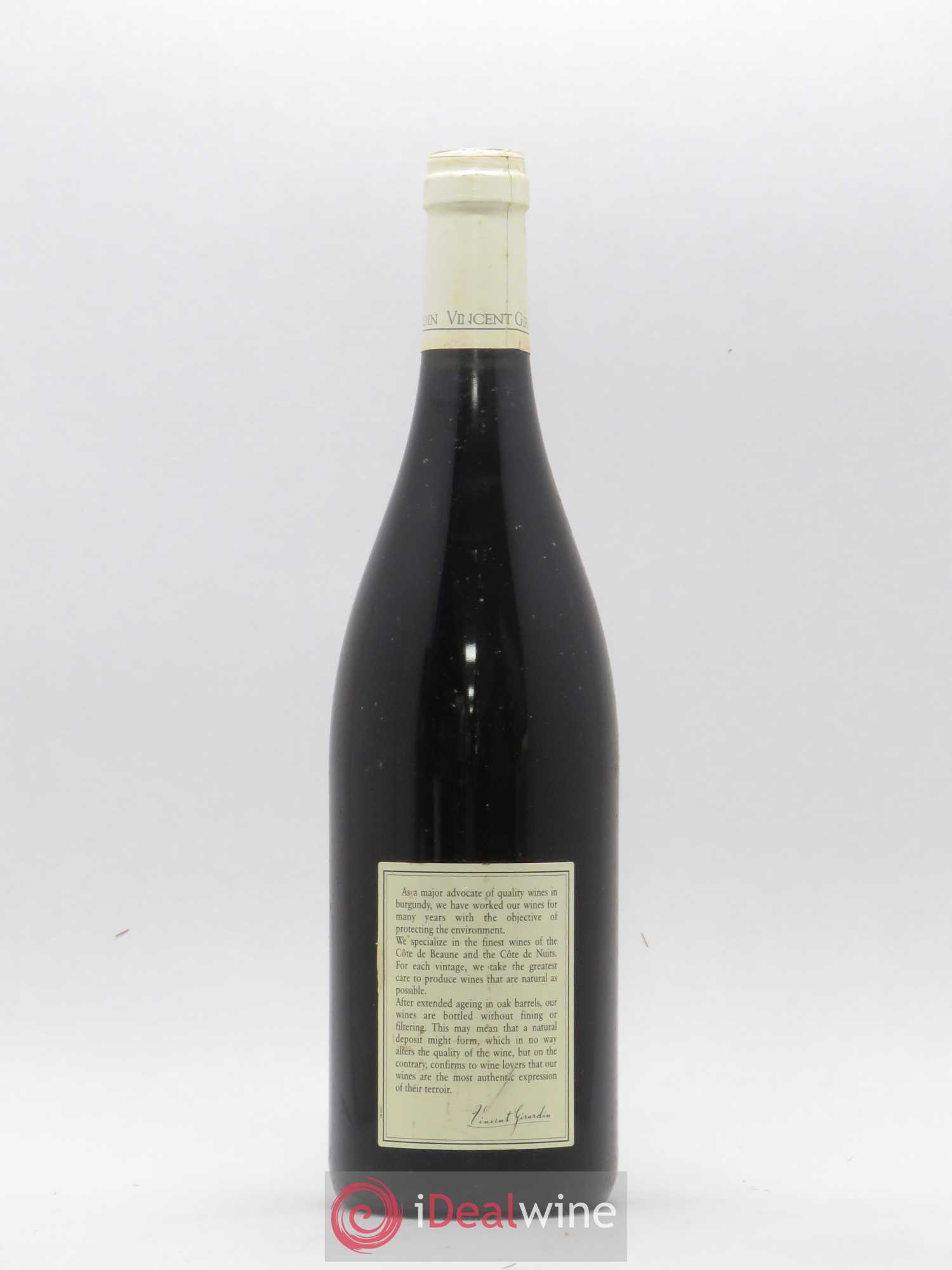 Clos de la Roche Grand Cru Vieilles Vignes Vincent Girardin (Domaine) 2002 - Lot de 1 bouteille - 1