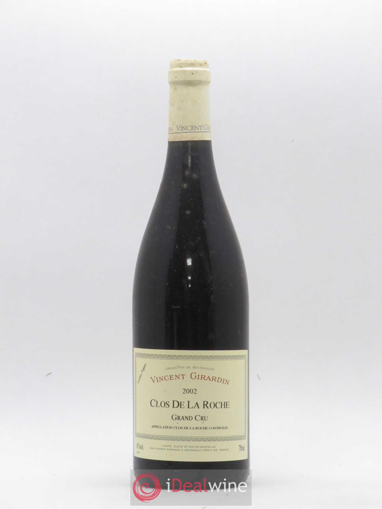 Clos de la Roche Grand Cru Vieilles Vignes Vincent Girardin (Domaine) 2002 - Lot de 1 bouteille - 0