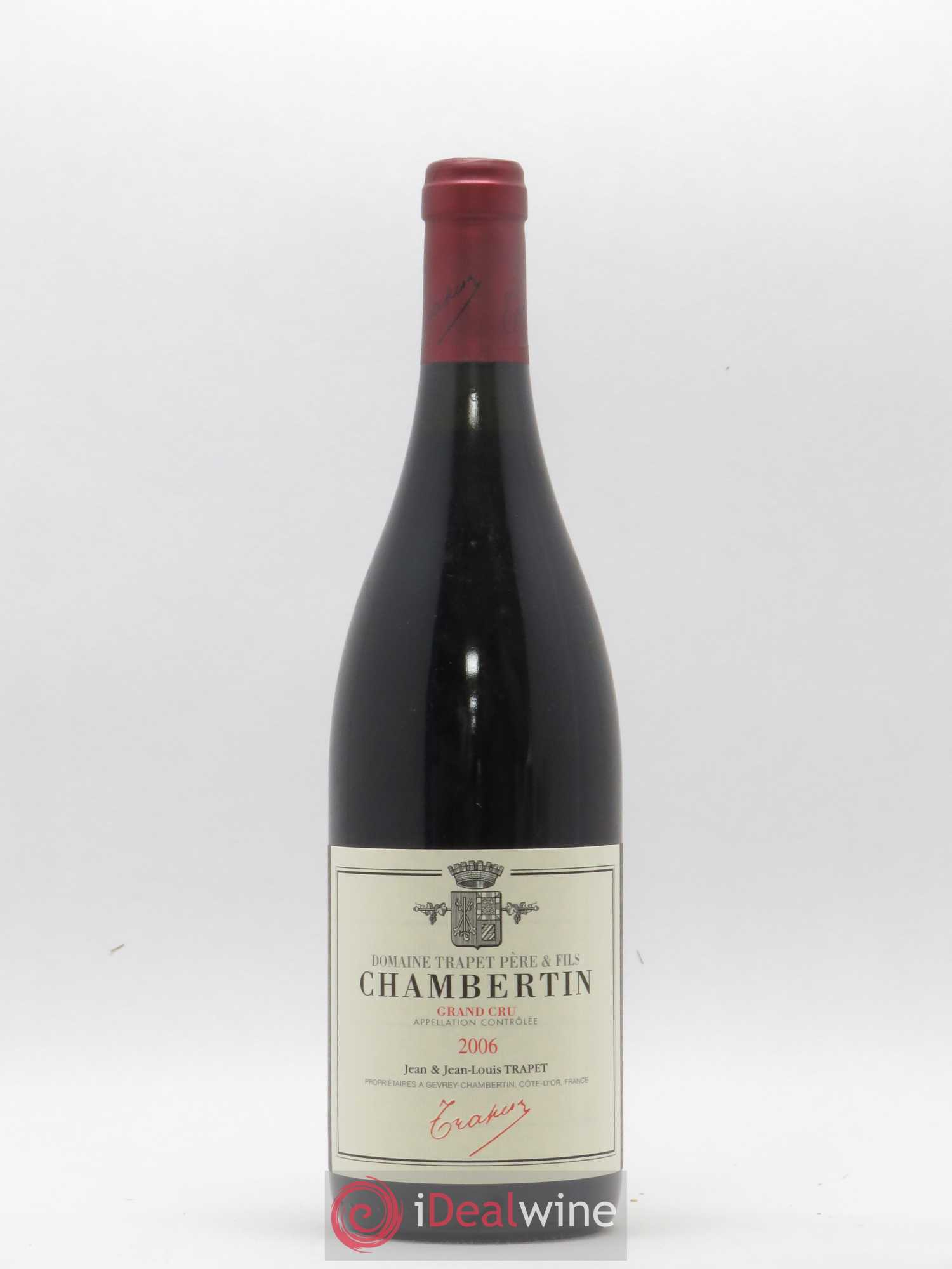 Chambertin Grand Cru Domaine Trapet 2006 - Lot de 1 bouteille - 0