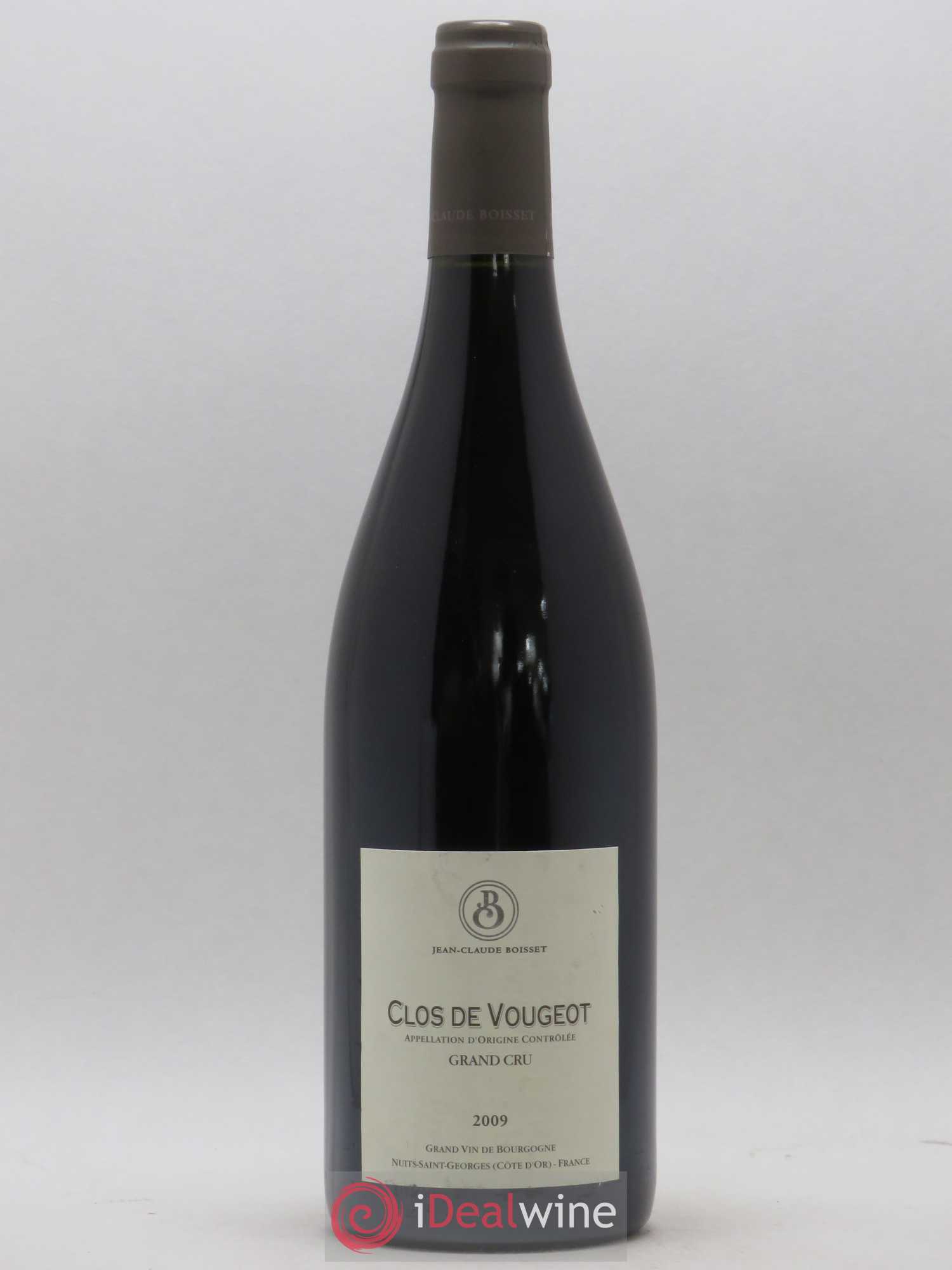 Clos de Vougeot Grand Cru Jean-Claude Boisset 2009 - Lot de 1 bouteille - 0