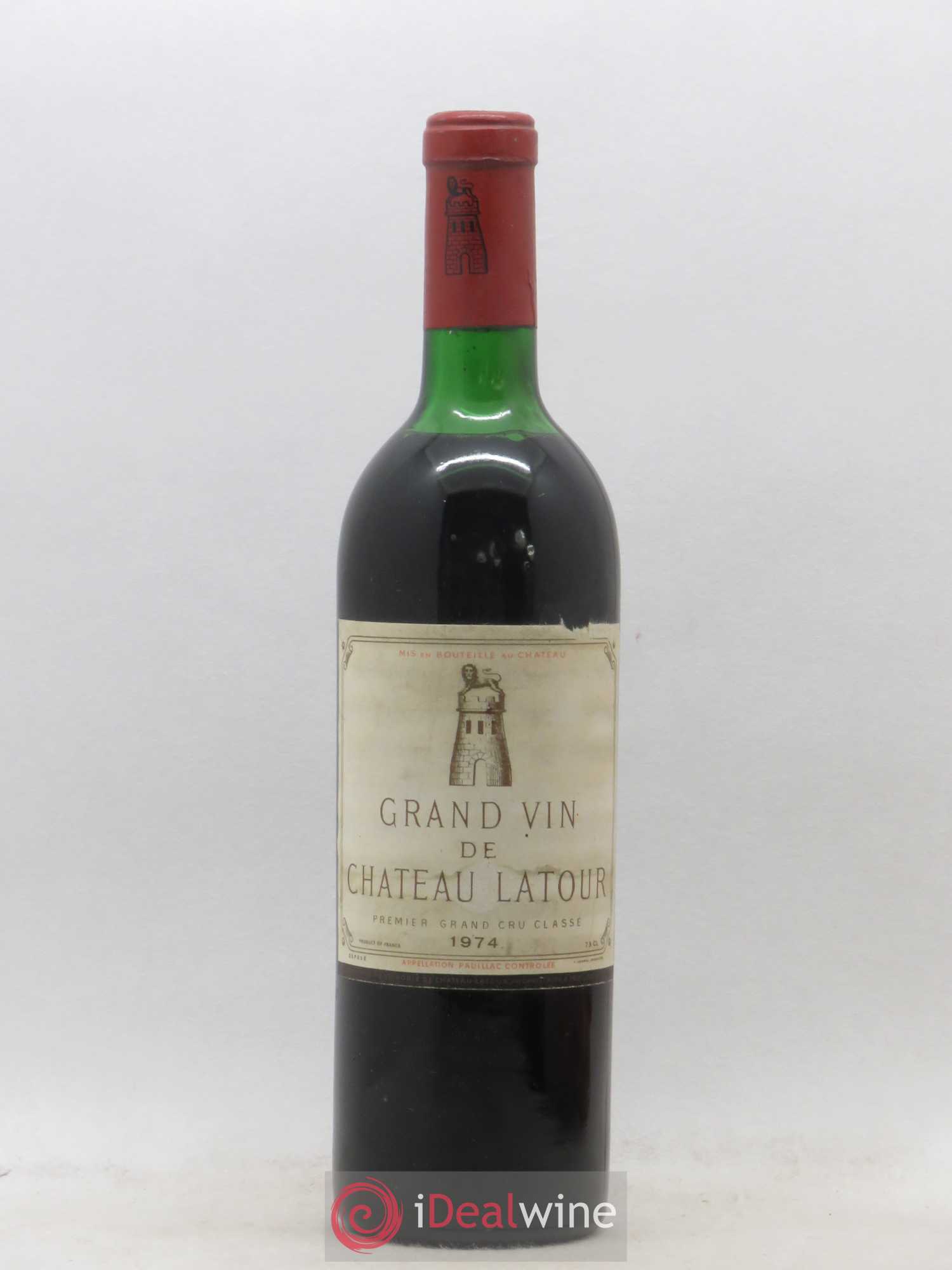 Château Latour 1er Grand Cru Classé 1974 - Lotto di 1 bottiglia - 0