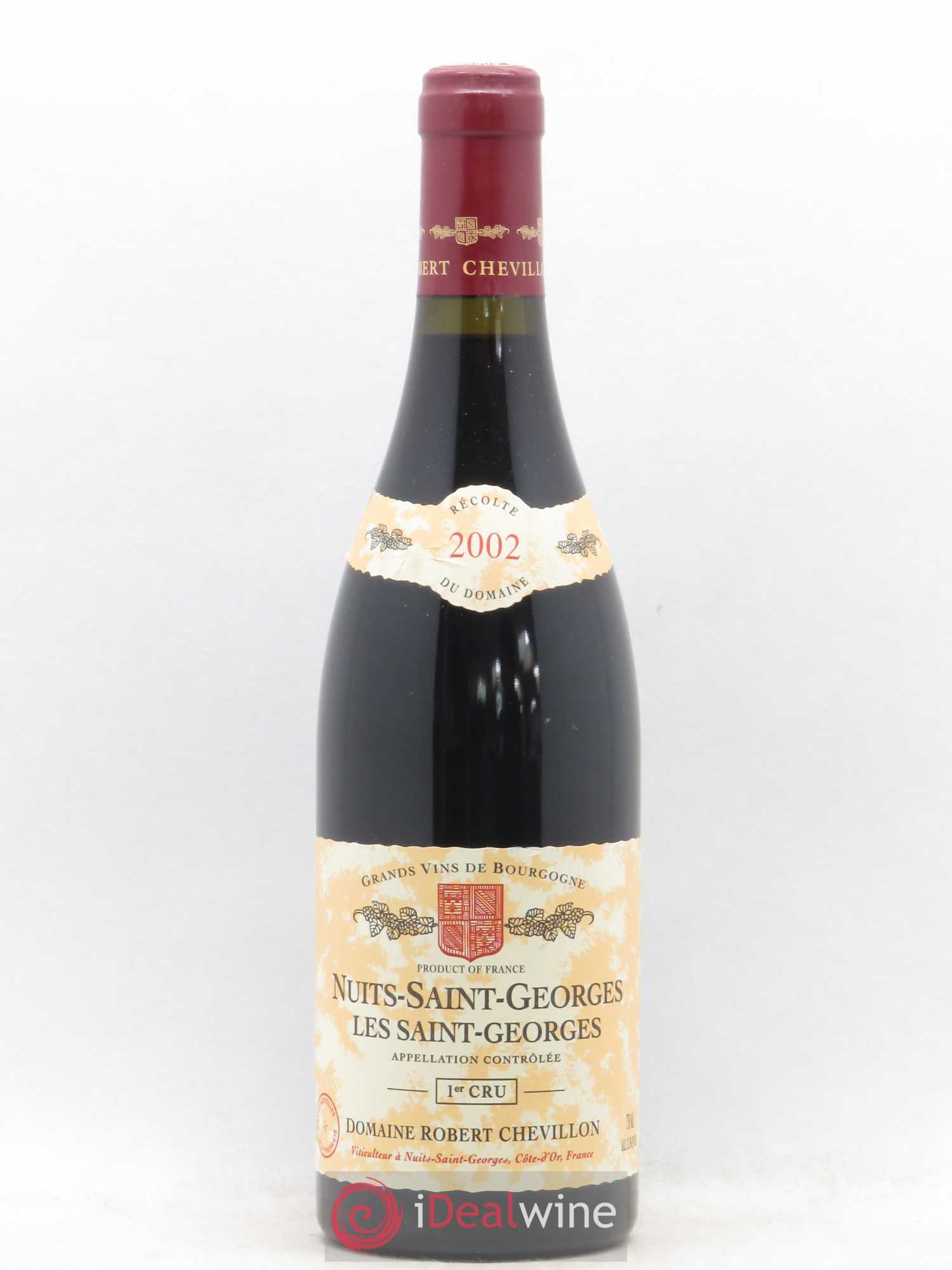 Nuits-Saint-Georges 1er Cru Les Saint Georges Robert Chevillon 2002 - Lot de 1 bouteille - 0