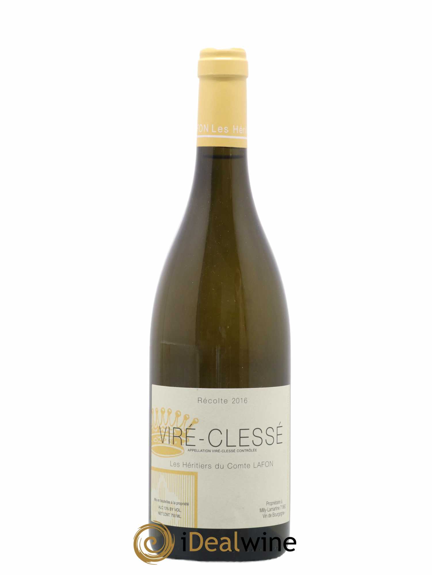 Viré-Clessé Héritiers du Comte Lafon (Domaine des) 2016 - Lot de 1 bouteille - 0