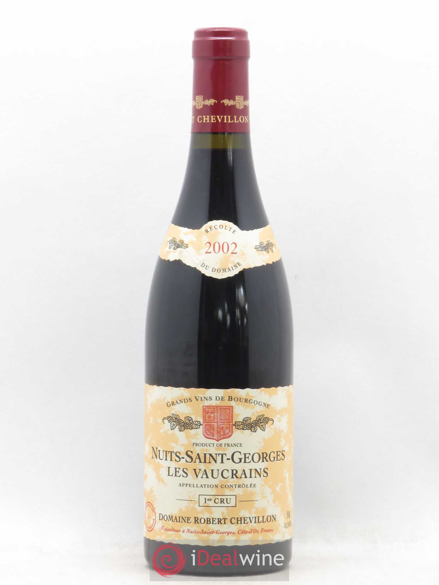 Nuits-Saint-Georges 1er Cru Les Vaucrains Robert Chevillon 2002 - Lot de 1 bouteille - 0