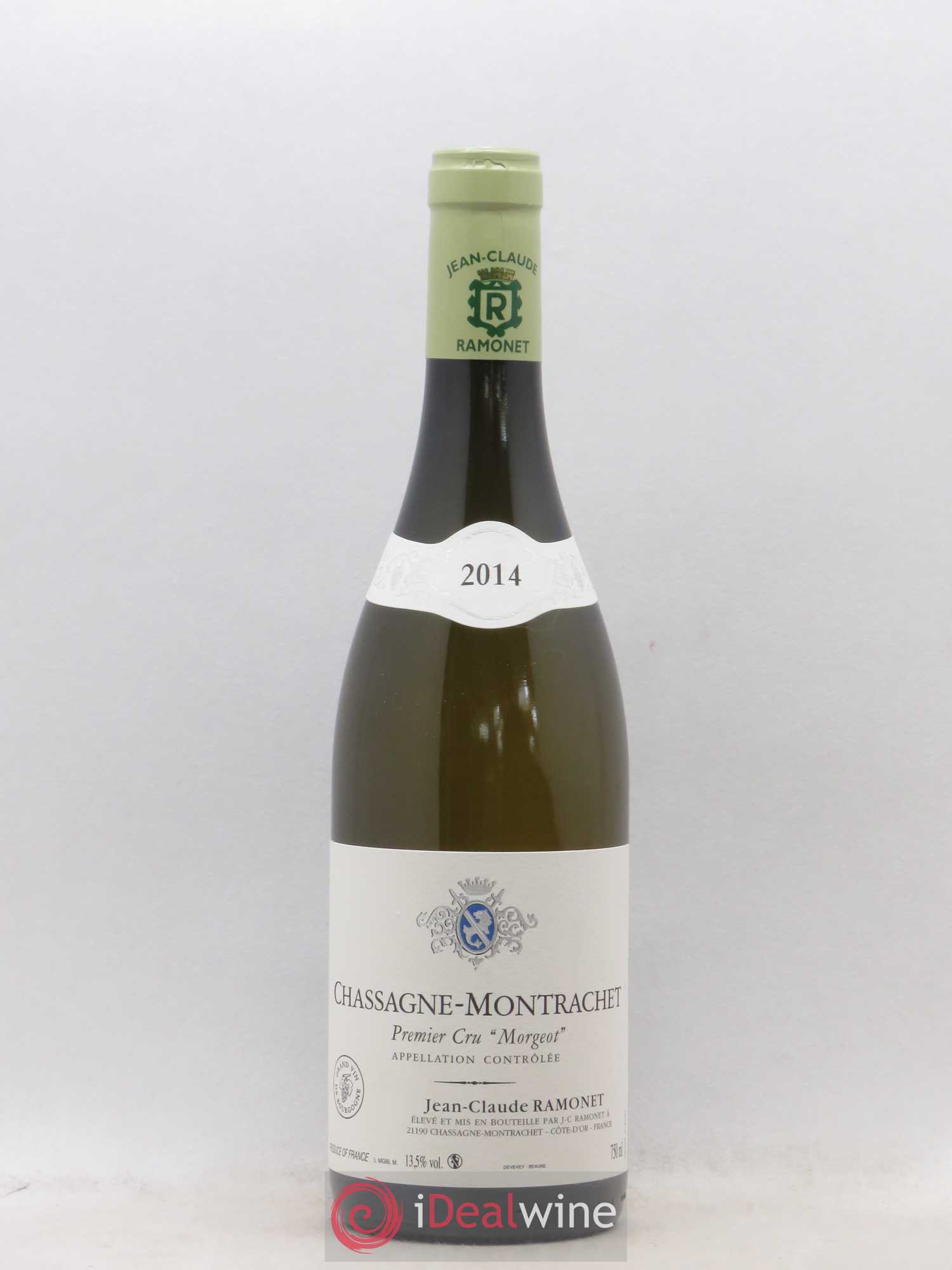Chassagne-Montrachet 1er Cru Morgeot Ramonet (Domaine) 2014 - Lot de 1 bouteille - 0