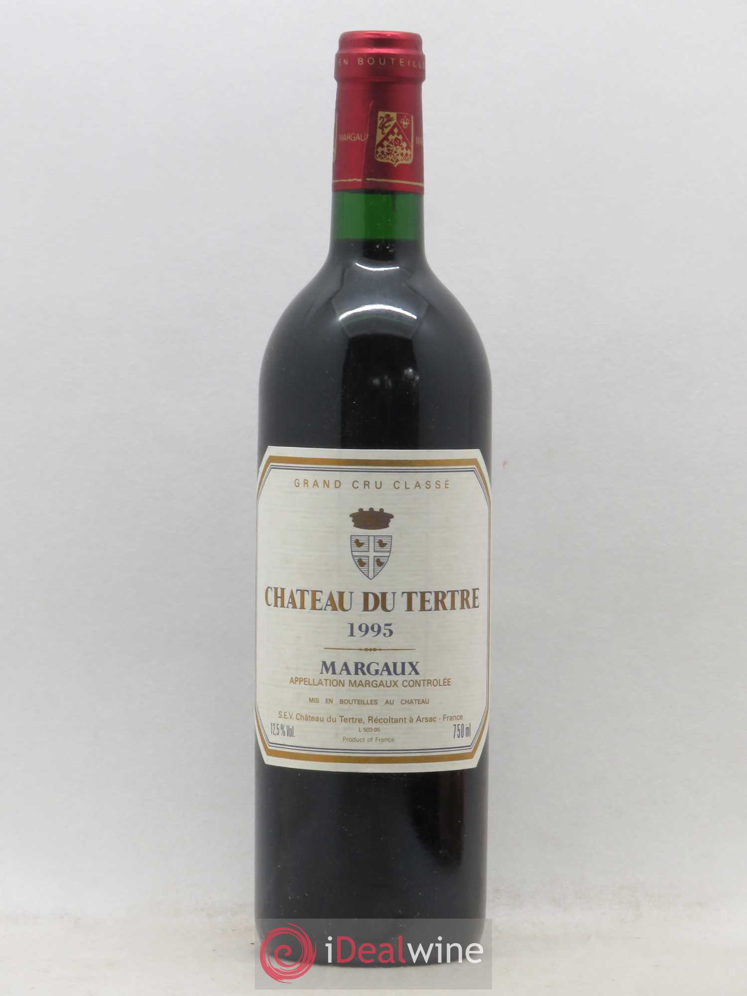 Château du Tertre 5ème Grand Cru Classé 1995 - Lot de 1 bouteille - 0