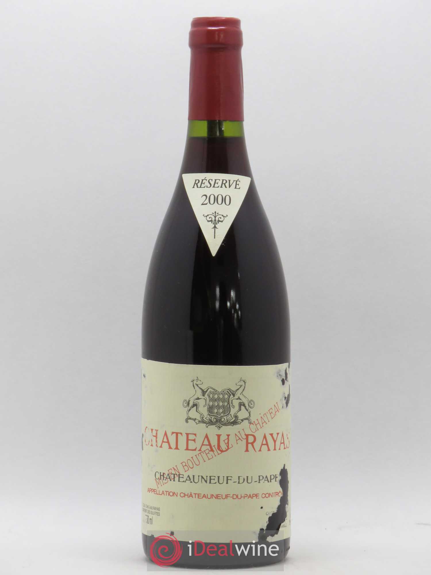 Châteauneuf-du-Pape Château Rayas Emmanuel Reynaud 2000 - Lot de 1 bouteille - 0