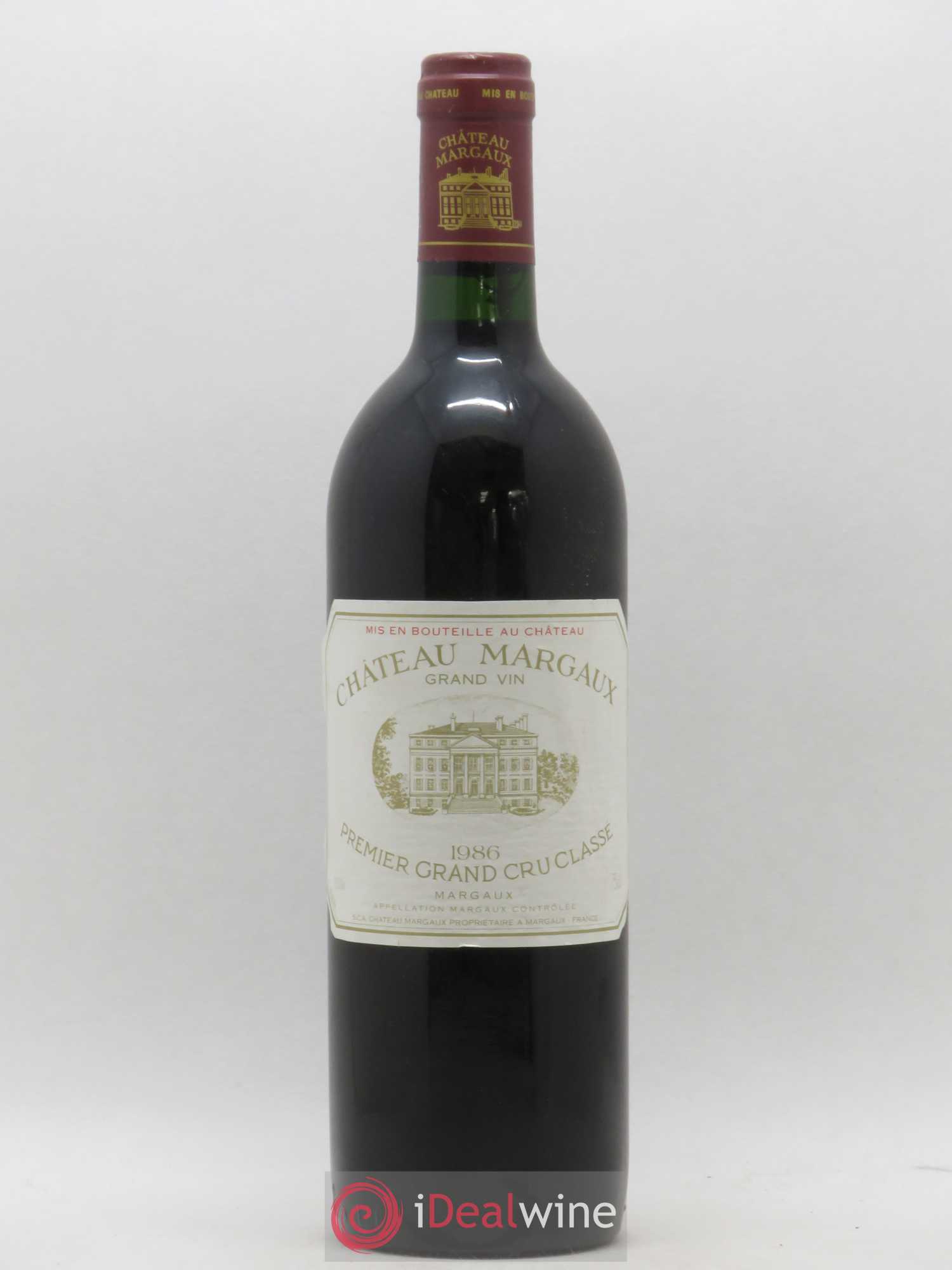 Château Margaux 1er Grand Cru Classé 1986 - Lot de 1 bouteille - 0