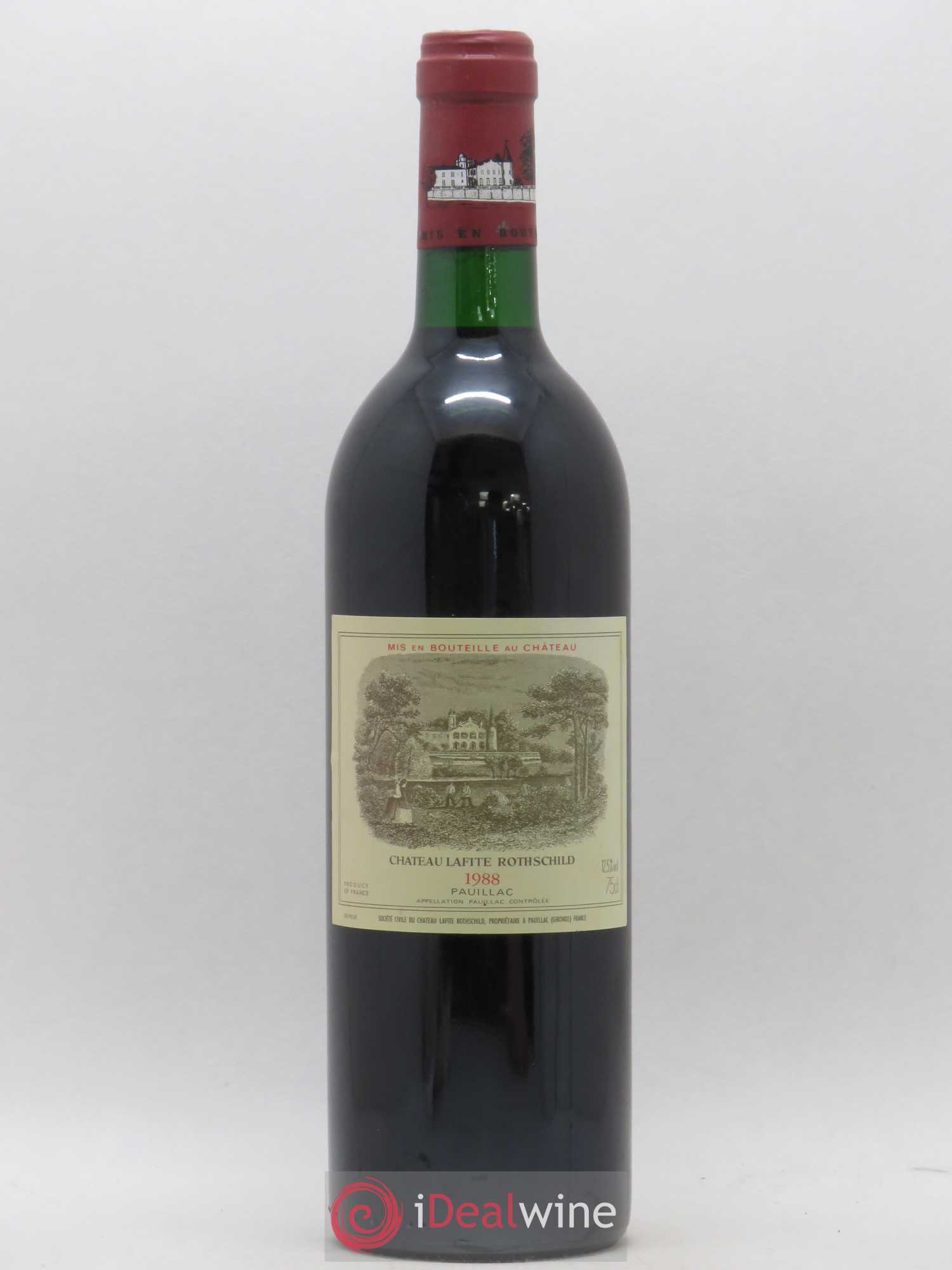 Château Lafite Rothschild 1er Grand Cru Classé 1988 - Lot de 1 bouteille - 0