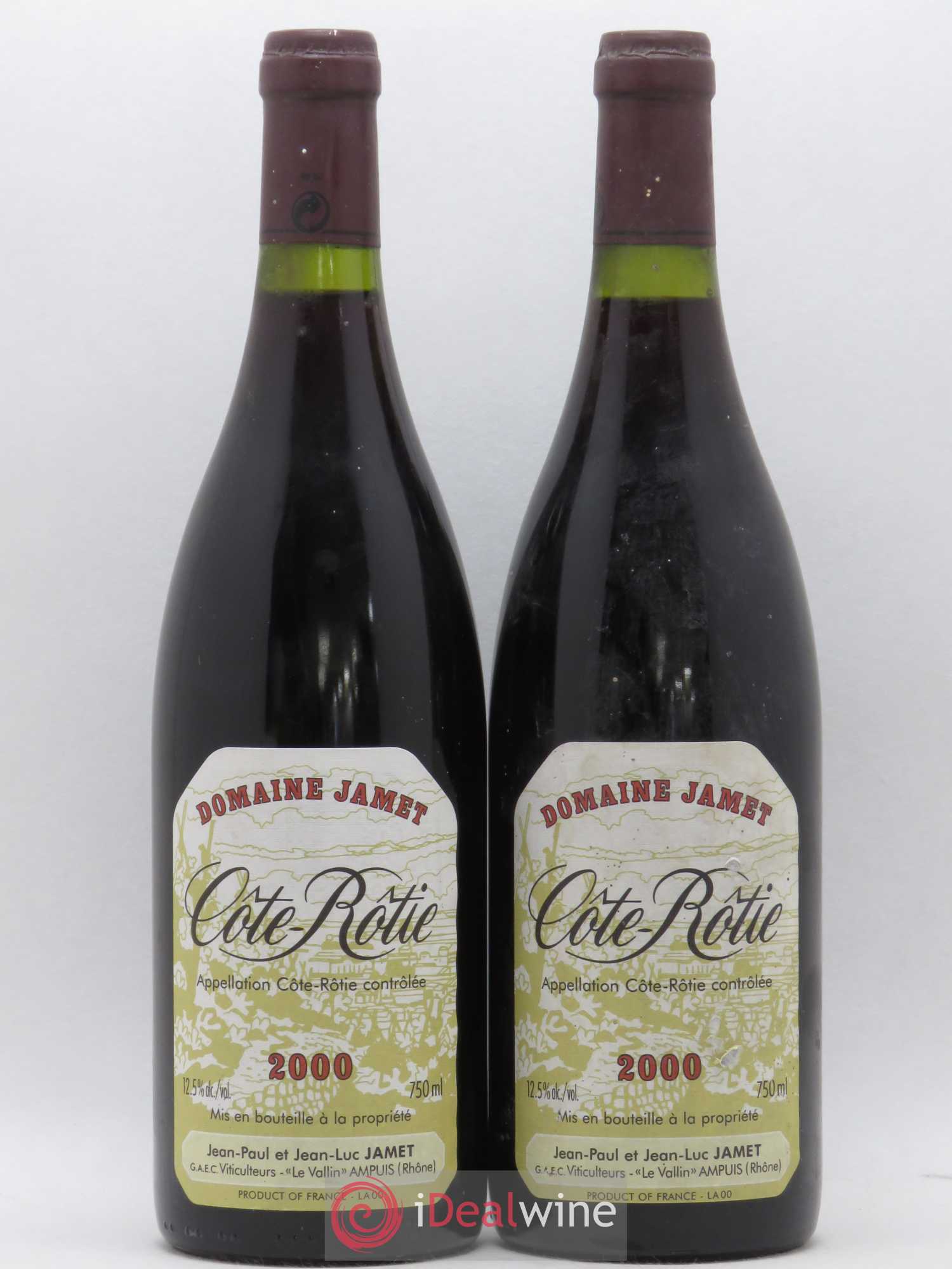 Côte-Rôtie Jamet (Domaine) 2000 - Lot de 2 bouteilles - 0