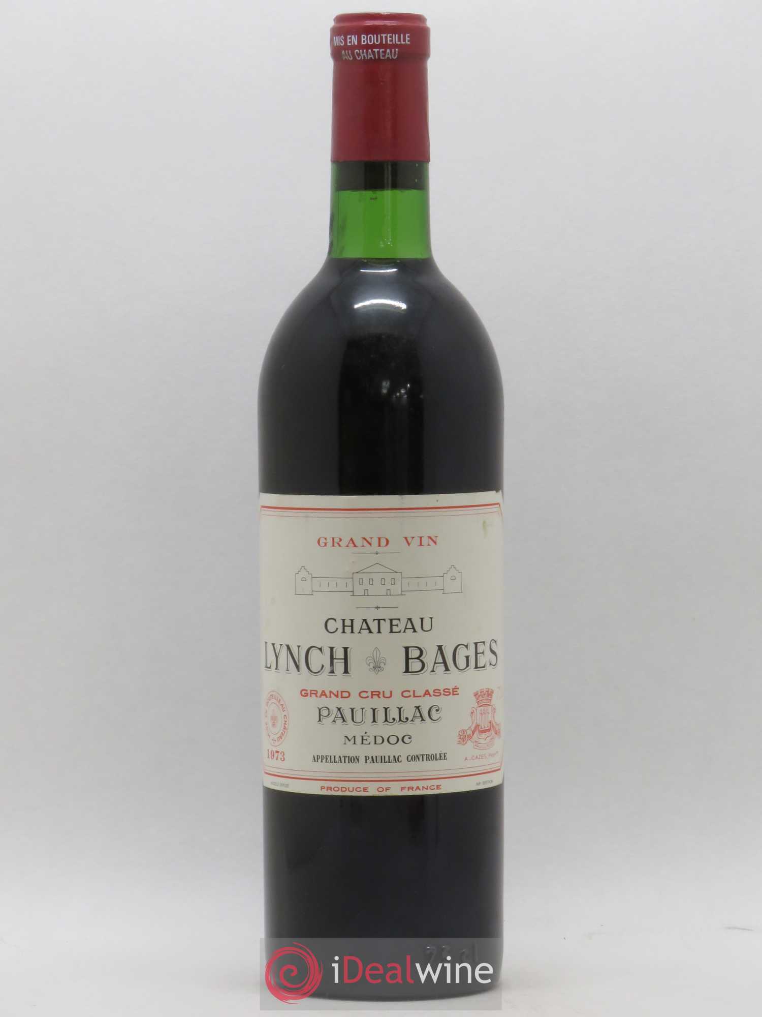 Château Lynch Bages 5ème Grand Cru Classé 1973 - Lot de 1 bouteille - 0