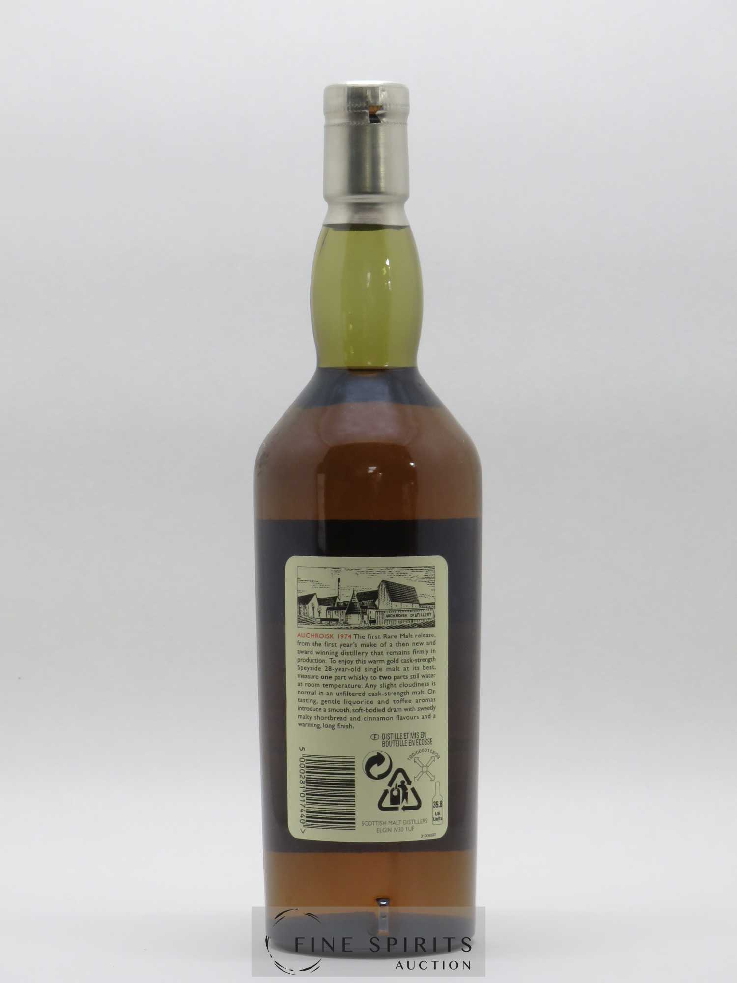 Auchroisk 28 years 1974 Of. Rare Malts Selection Natural Cask Strengh - bottled 2003 Limited Edition - Posten von 1 Flasche - 2