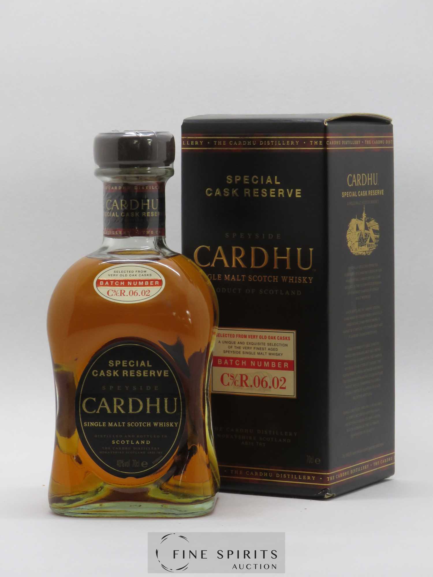 Cardhu Of. Special Cask Reserve Batch n° Cs-cR.06.02 - Posten von 1 Flasche - 0