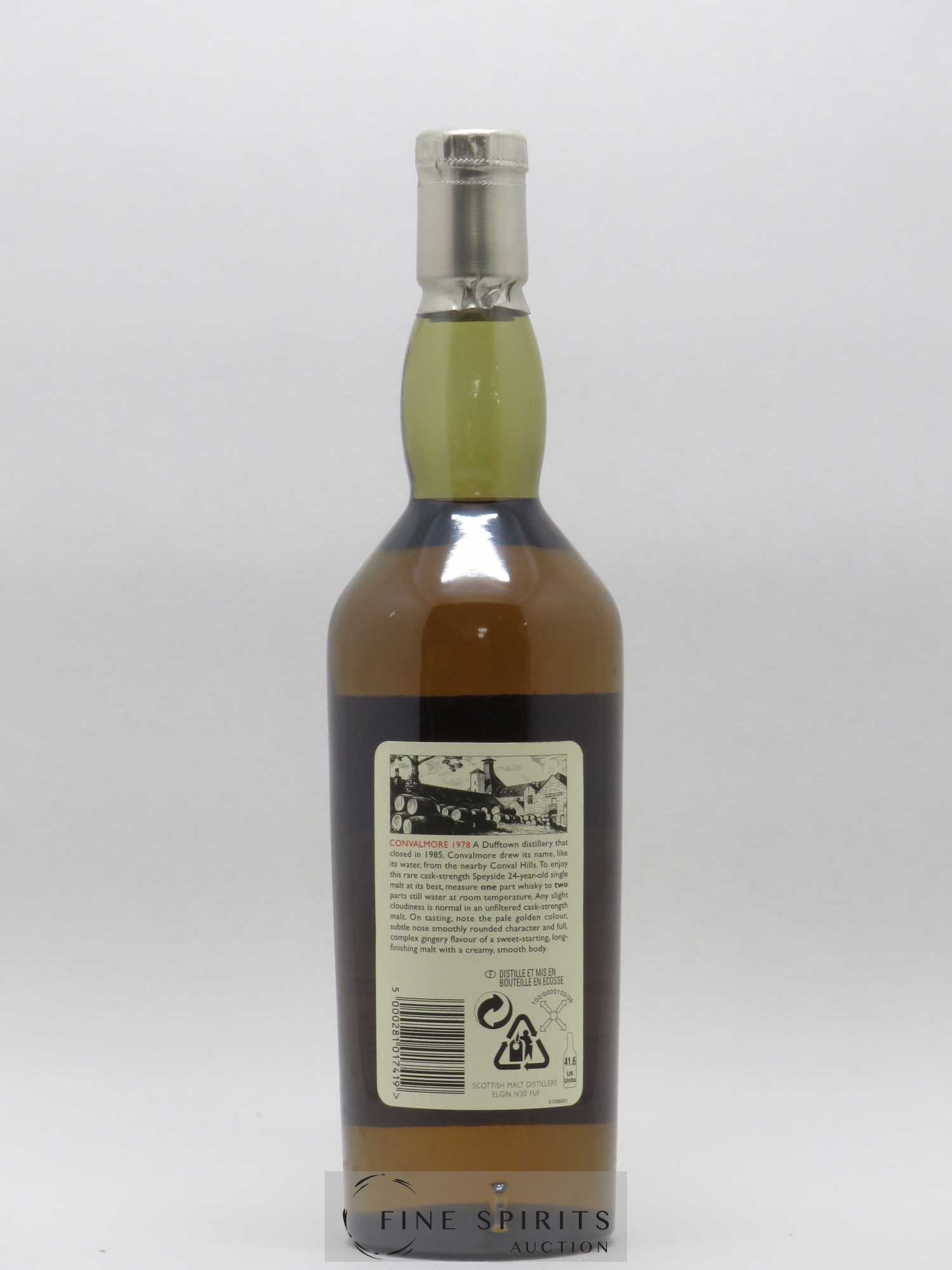Convalmore 24 years 1978 Of. Rare Malts Selection Natural Cask Strengh - bottled 2003 Limited Edition - Lot de 1 bouteille - 1