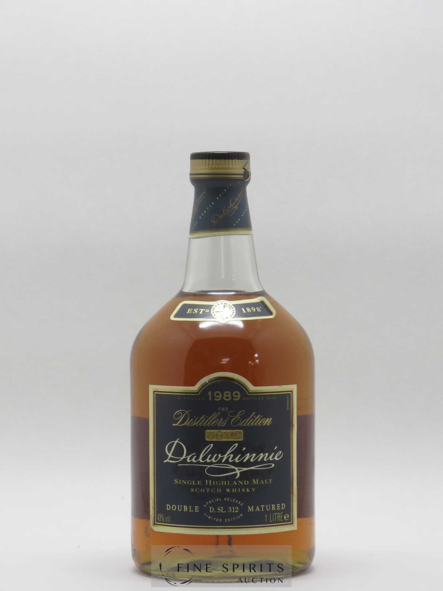 Dalwhinnie 1989 Of. The Distillers Edition Special Release D.SL.312 - bottled in 2004 Double Matured - Posten von 1 Flasche - 0